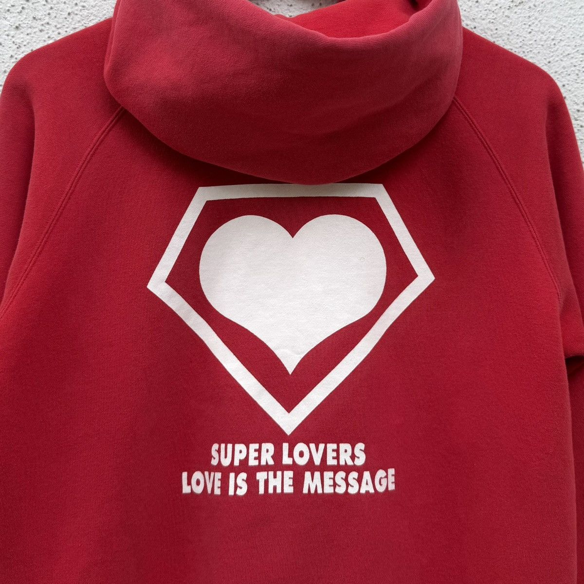 Super Lovers Super Lovers "Love Is The Message" Zip Up Hooded Sweatshirt Size US S / EU 44-46 / 1 - 2 Thumbnail
