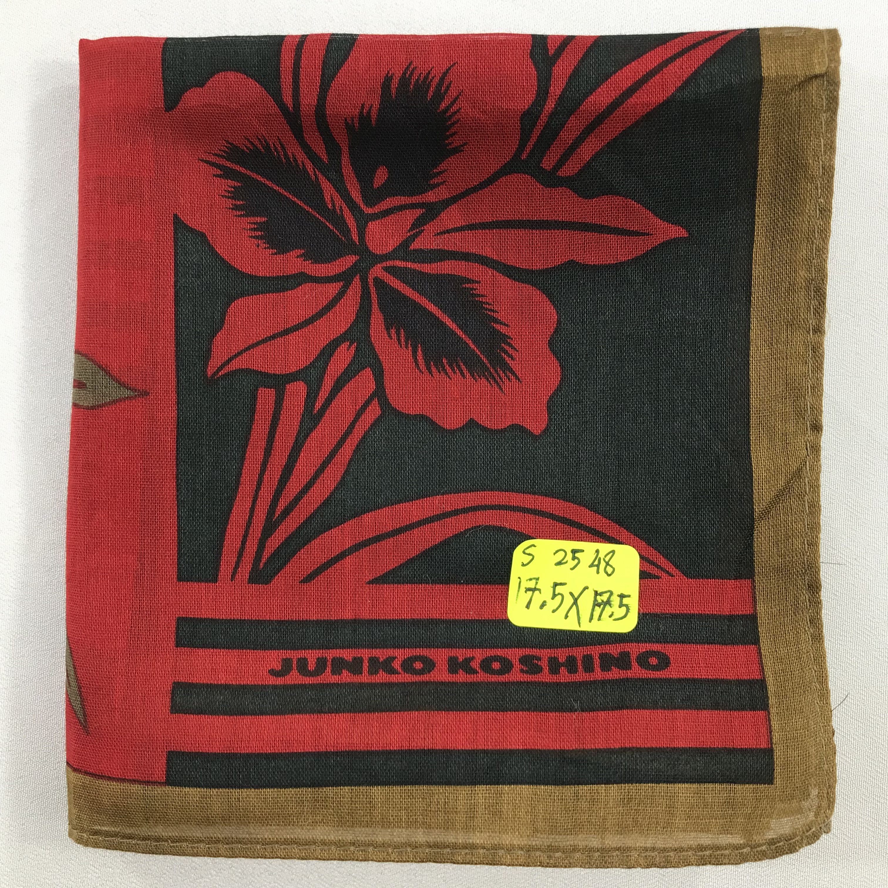 Mr. Junko × Vintage Junko Koshino Bandana / Handkerchief / Neckerchief -S2548 Size ONE SIZE - 5 Thumbnail