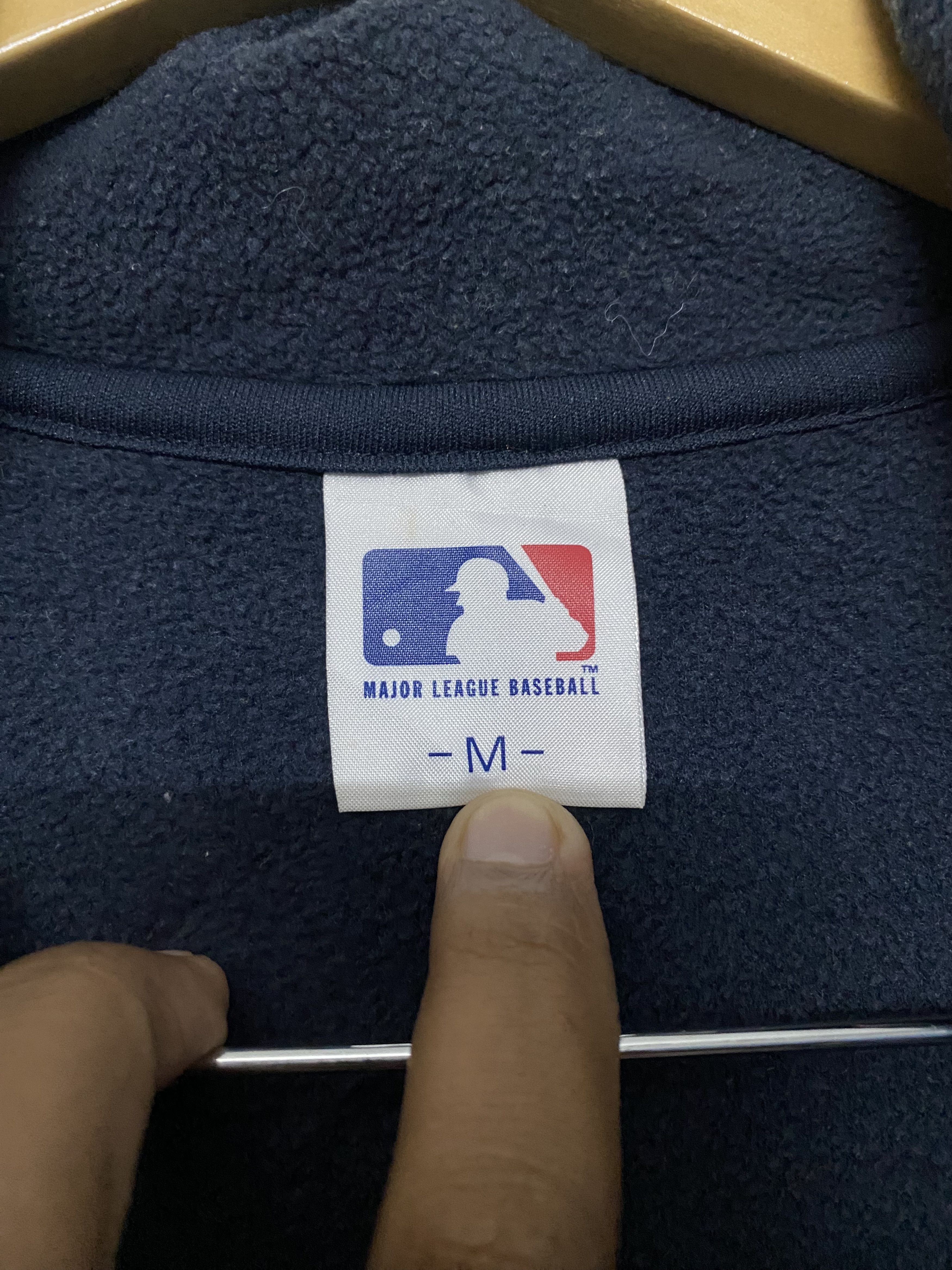 MLB New York Yankees MLB Fleece Quarter-Zip Jacket Size M Size US M / EU 48-50 / 2 - 4 Thumbnail
