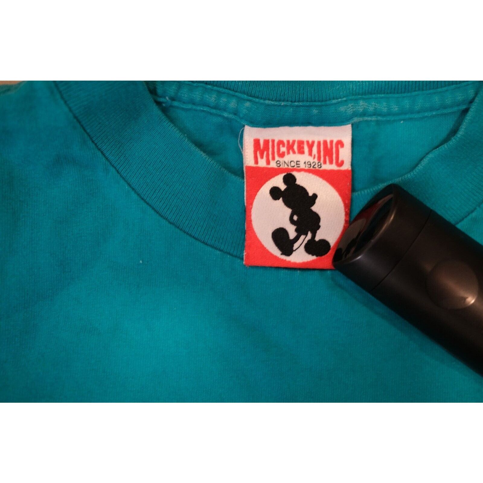 Disney Vintage 1996 Disney Mickey Mouse T-Shirt Unisex Large Blue Size US L / EU 52-54 / 3 - 3 Thumbnail