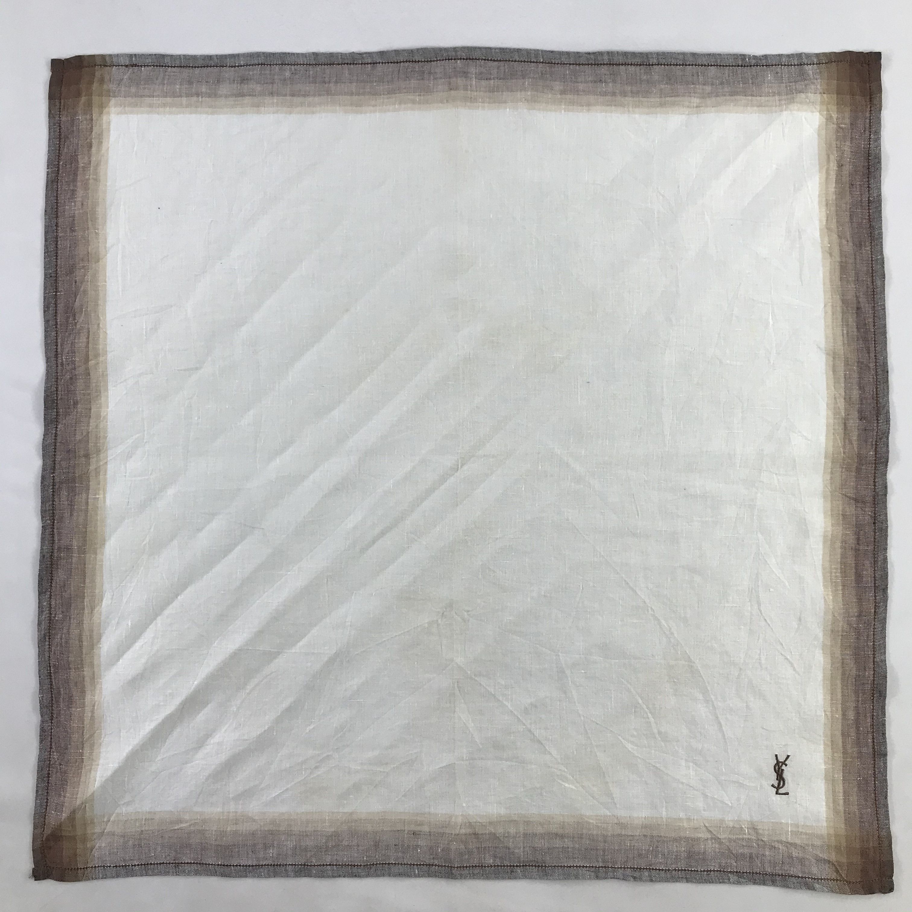 Vintage × Yves Saint Laurent Yves Saint Laurent Bandana / Handkerchief/Neckerchief -S1075 Size ONE SIZE - 1 Thumbnail
