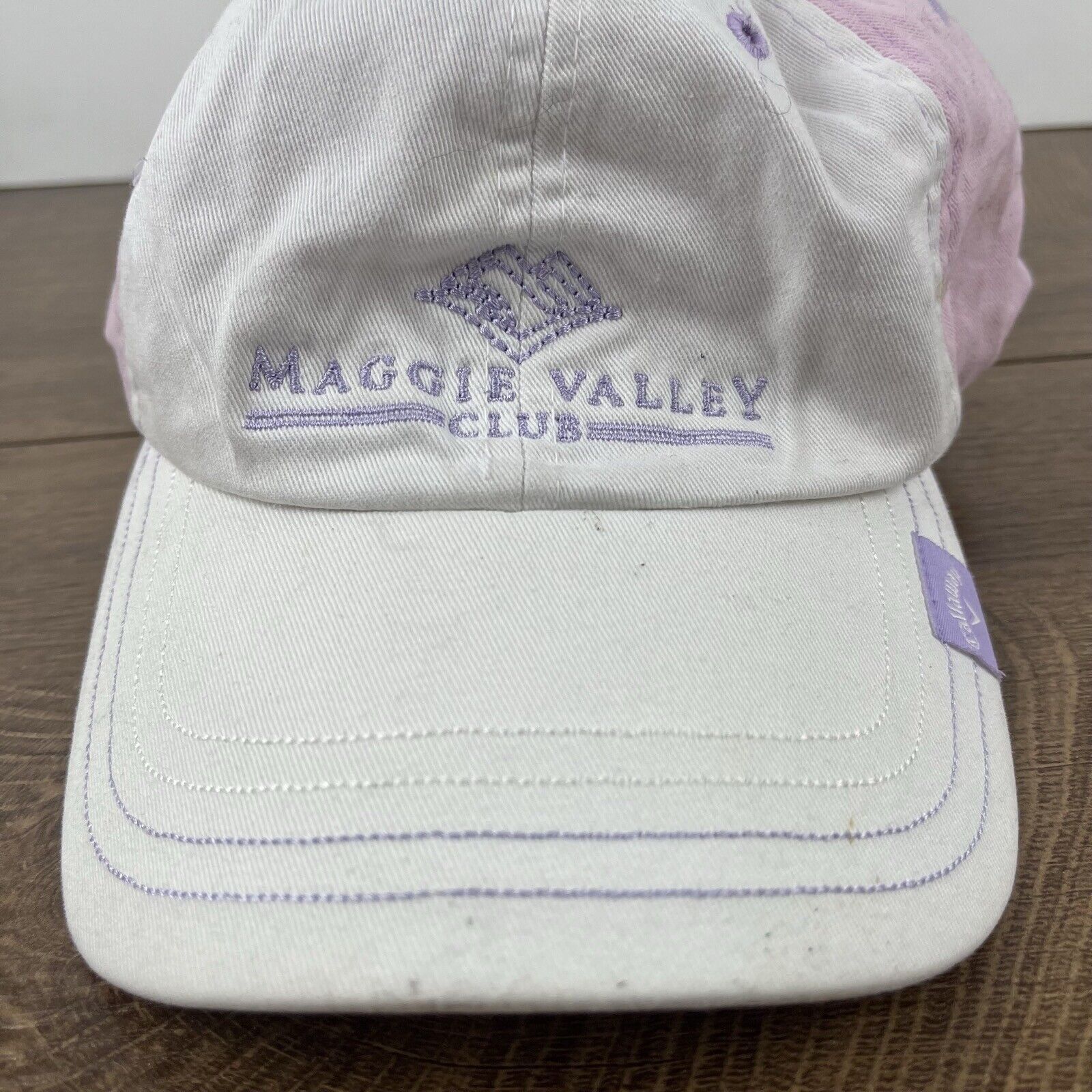 Other Maggie Valley Club Hat Adjustable Hat White Adjustable Hat W Size ONE SIZE - 6 Thumbnail