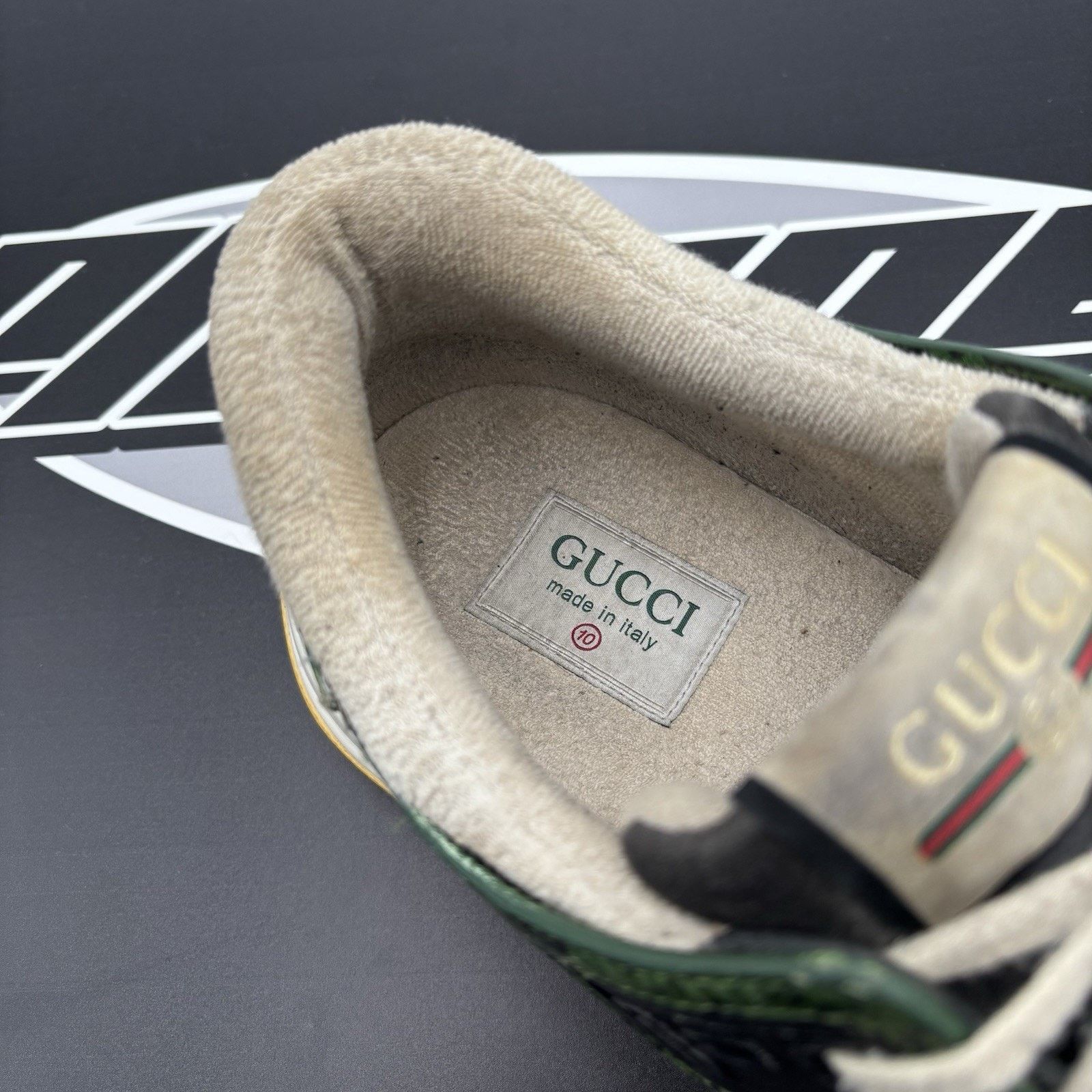 Gucci Gucci Ultrapace ' Green Tejus Printed ' | GOOD CONDITION! Size US 10.5 / EU 43-44 - 16 Thumbnail