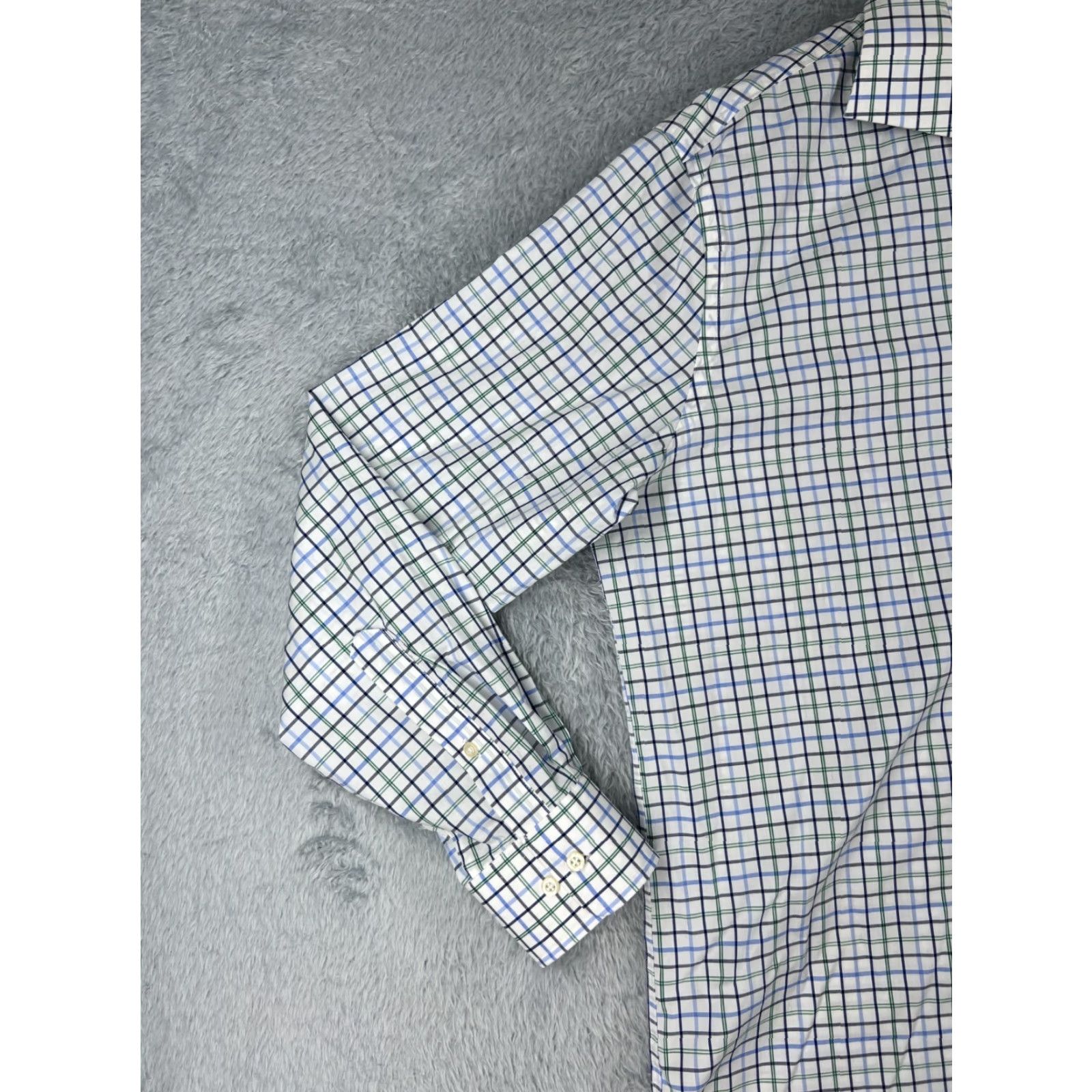 Ralph Lauren Lauren Ralph Lauren Shirt Adult XL Blue Plaid Button-Up Cotton Size US XL / EU 56 / 4 - 3 Thumbnail