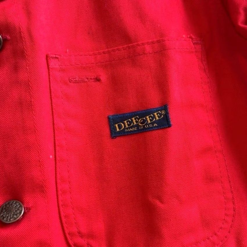 Vintage VINTAGE DeeCee Shirt Adult 16 Red Western Button Up Mens 70s Made In USA Size US L / EU 52-54 / 3 - 4 Thumbnail