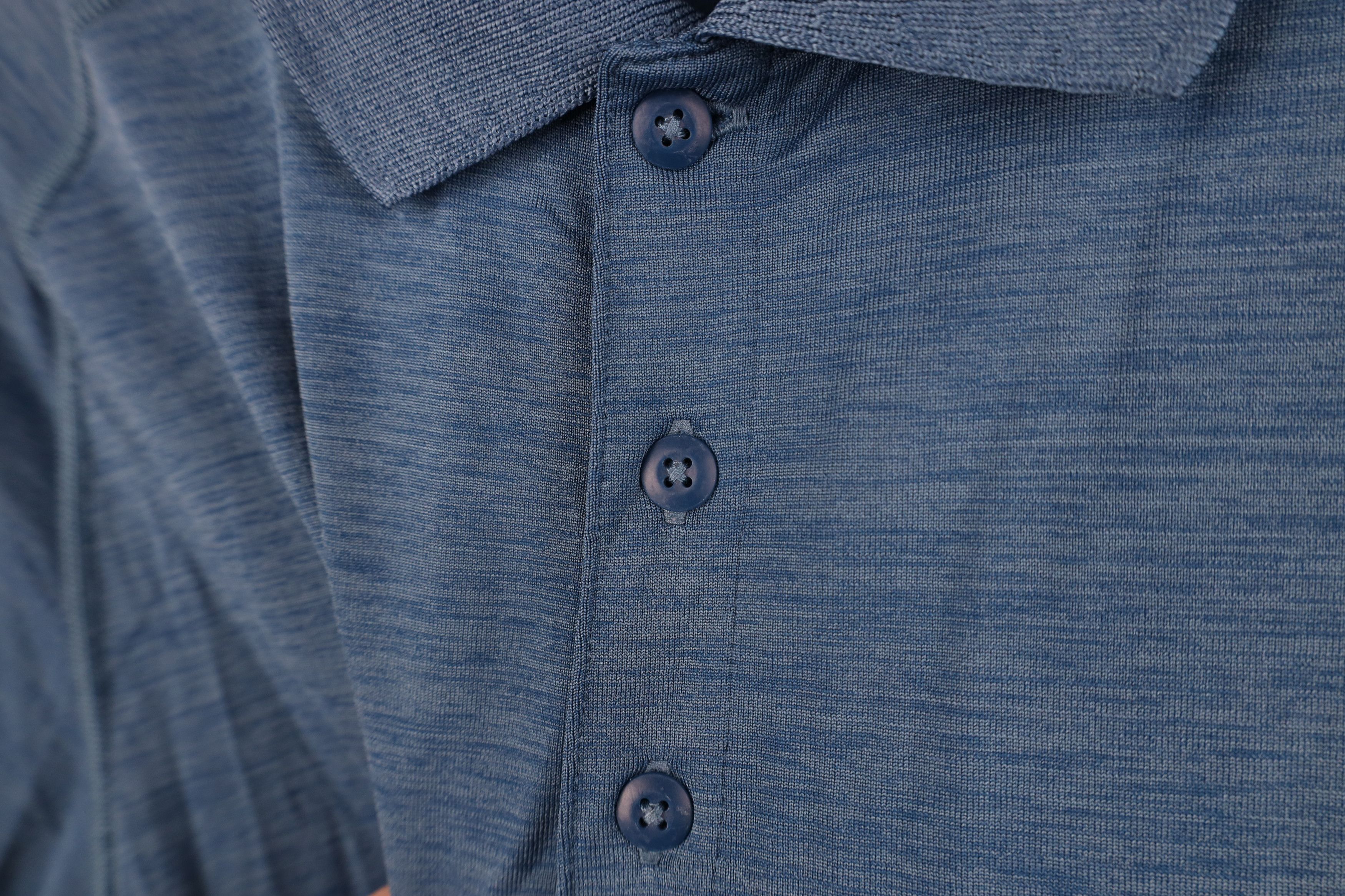Lululemon Lululemon Tech Short Sleeve Collared Golf Polo Shirt Blue Size US L / EU 52-54 / 3 - 4 Thumbnail