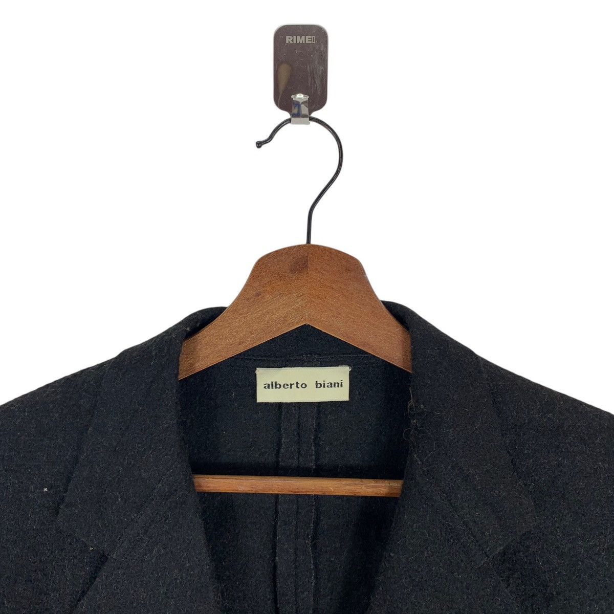 Vintage VINTAGE ALBERTO BIANI WOOL BLACK WOMEN COAT Size S / US 4 / IT 40 - 4 Thumbnail