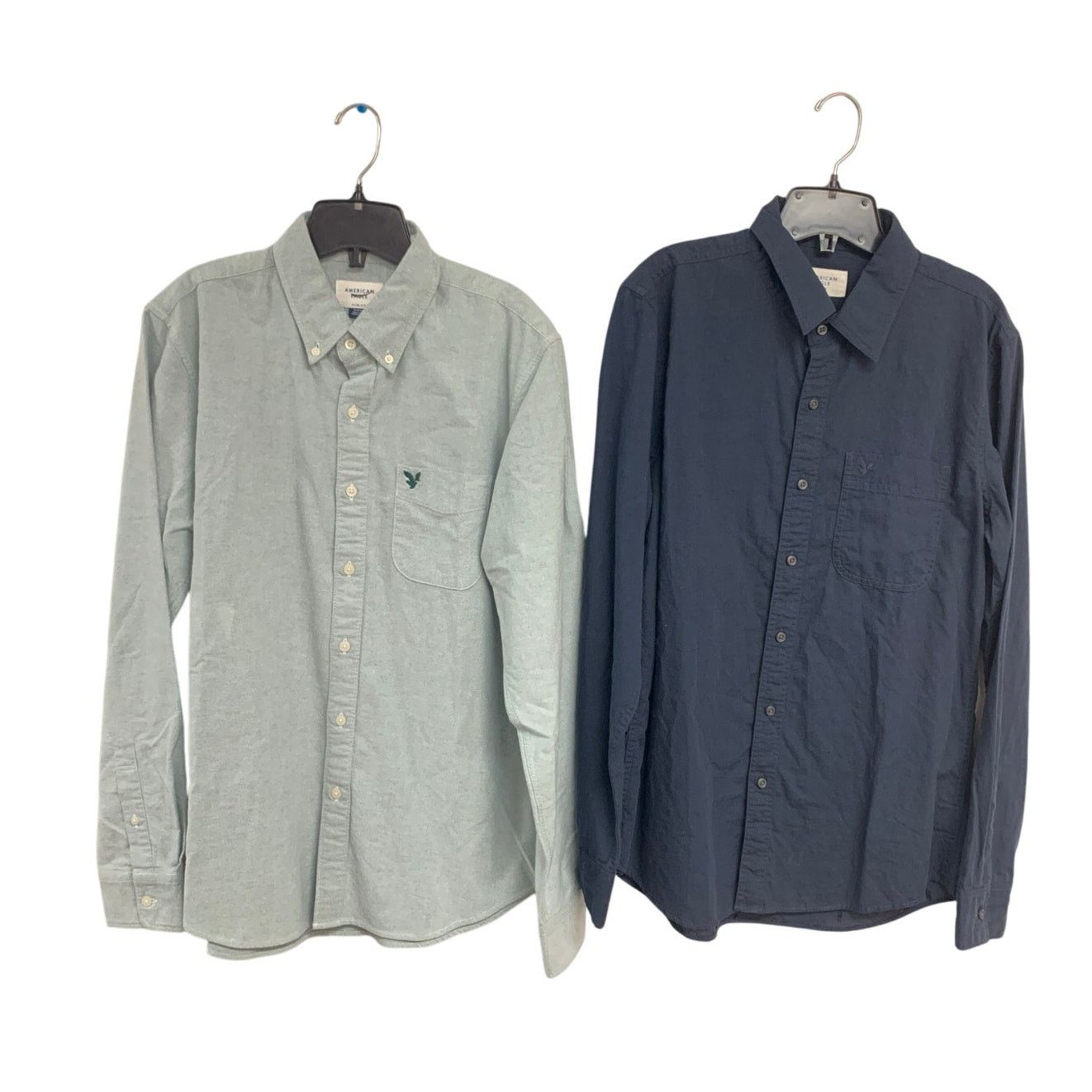 American Eagle Outfitters 2 New American Eagle Mens Medium Button Up Solid Shirts Size US M / EU 48-50 / 2 - 1 Thumbnail