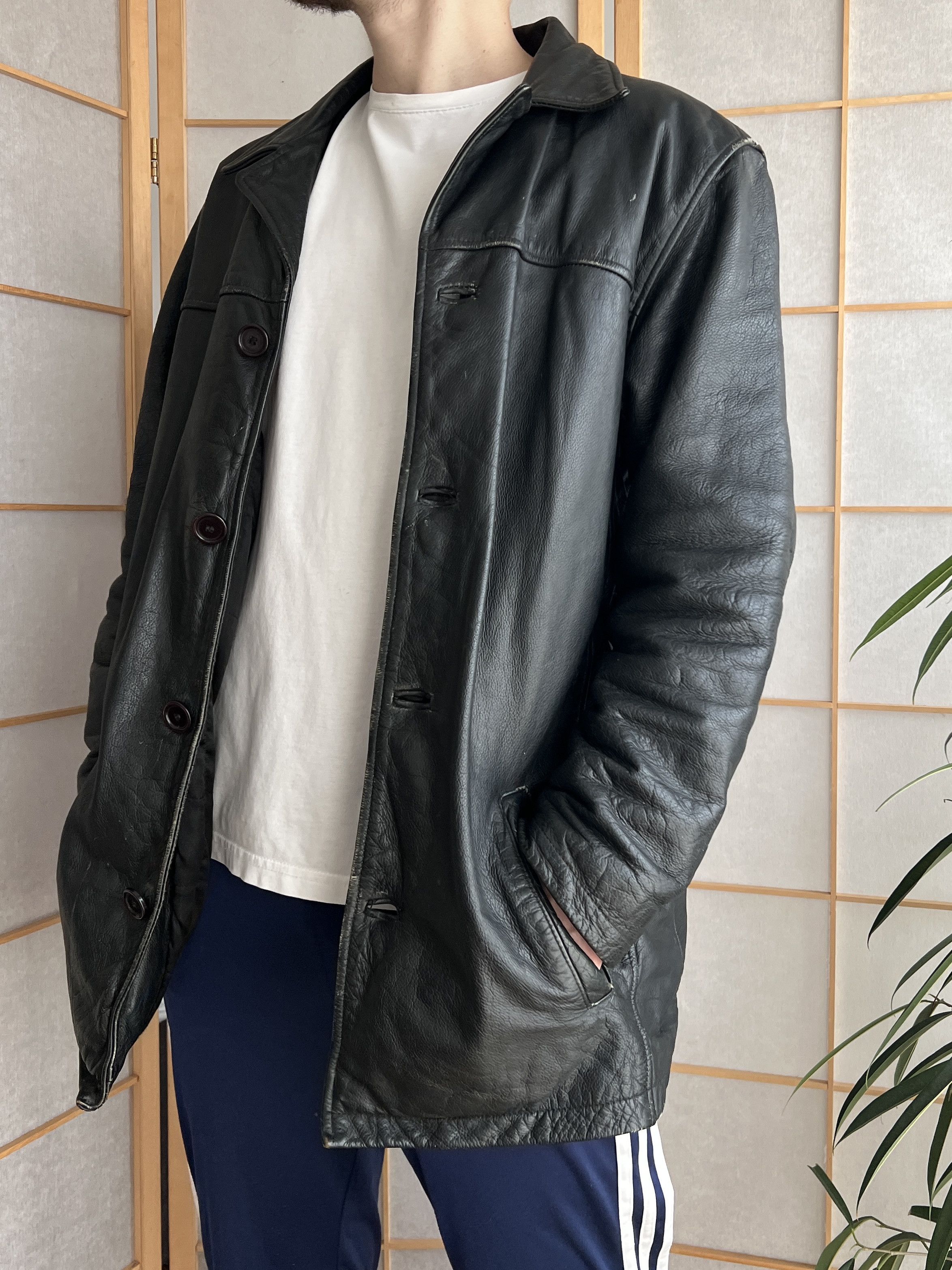 If Six Was Nine 14th Addiction Yohji Yamamoto style leather jacket LGB Boxy Size US L / EU 52-54 / 3 - 11 Thumbnail