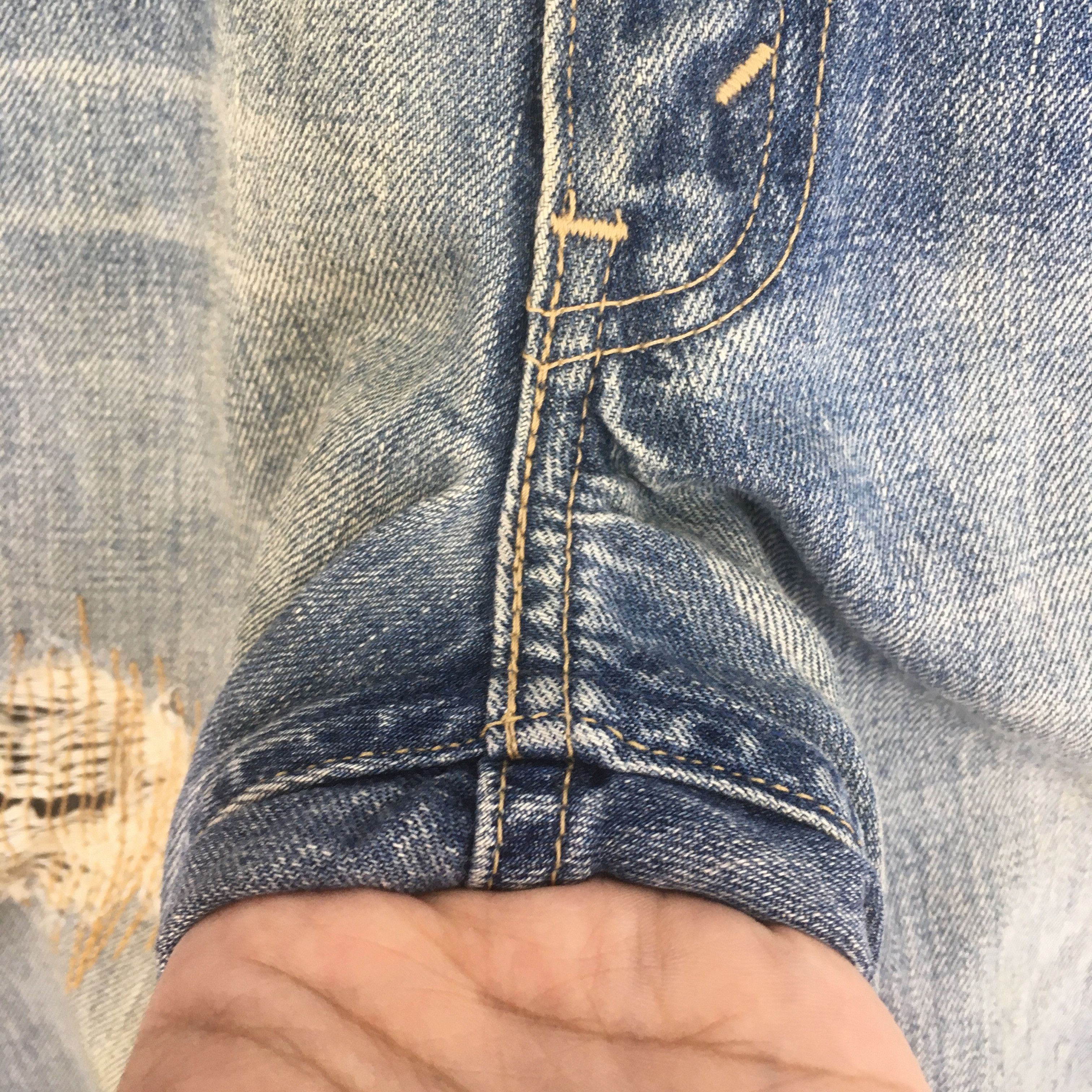 Levi's Size 28x33 Vintage 90s Levi's 517 Flared Bootcut Jeans S2012 Size US 28 / EU 44 - 8 Thumbnail