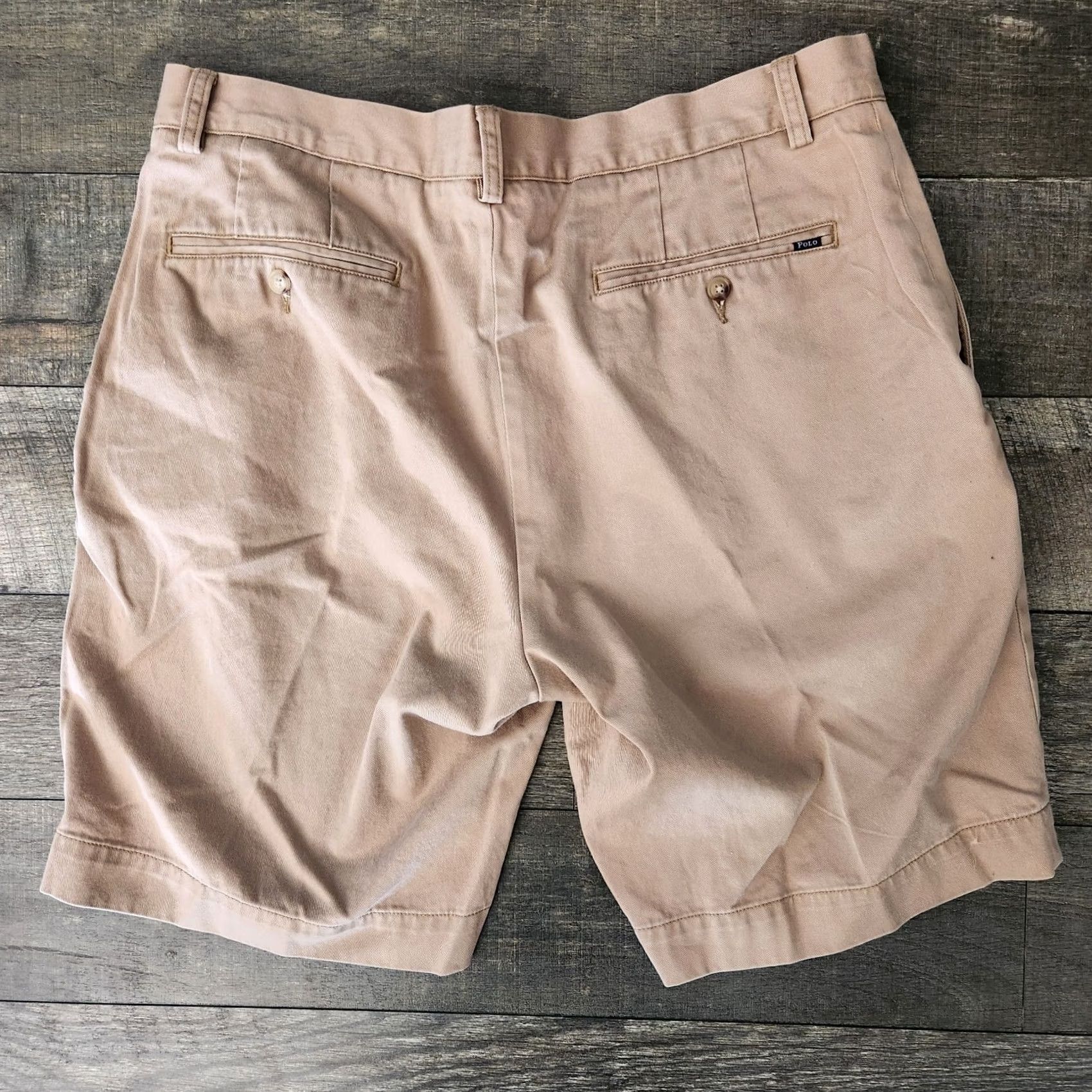 Polo Ralph Lauren Polo Ralph Lauren Shorts Men 34 Beige Chino Classic Fit 9" Inch Golf Cotton Size US S / EU 44-46 / 1 - 3 Thumbnail