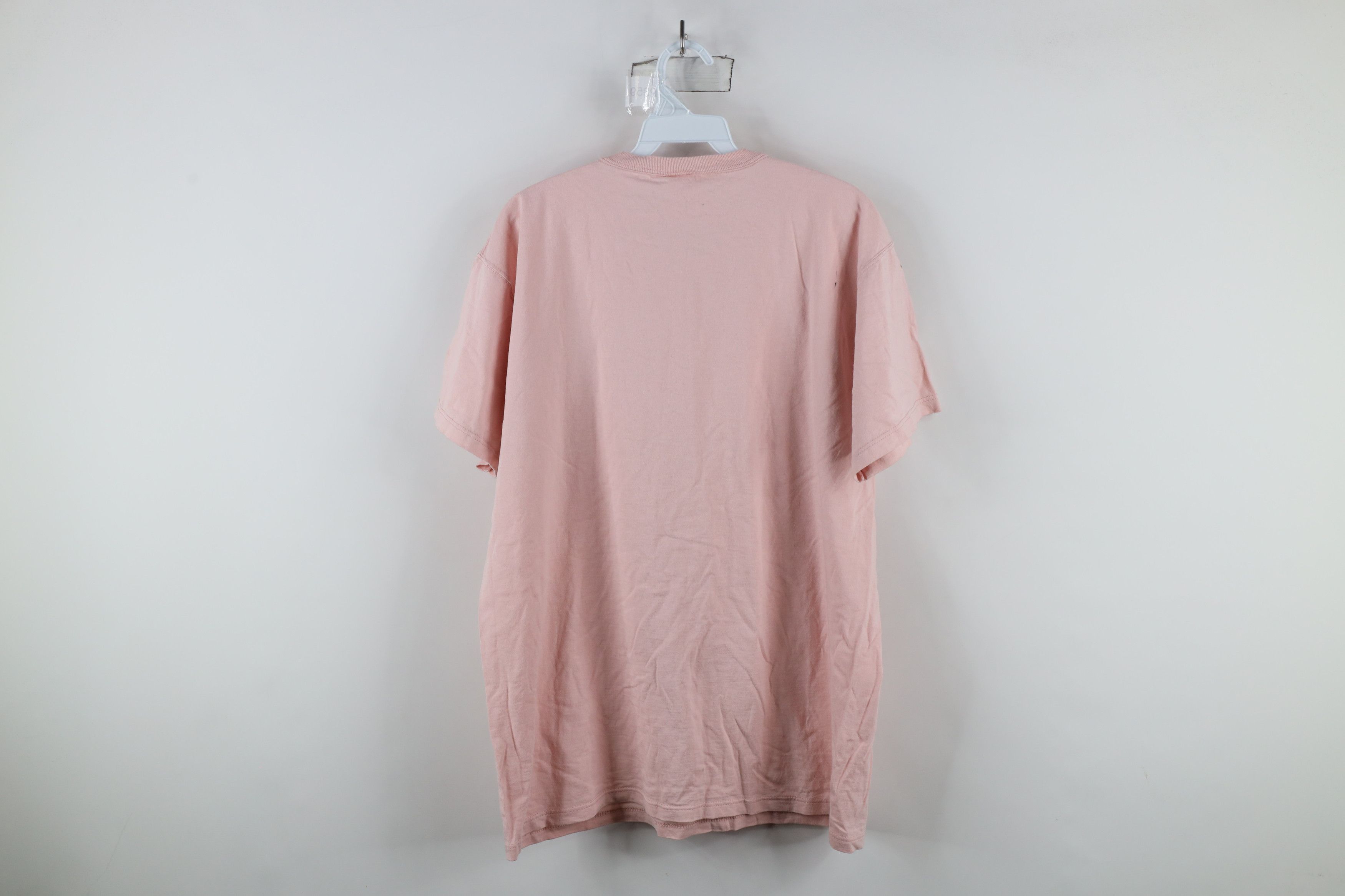 Russell Athletic × Vintage Vintage 90s Russell Athletic Blank Cotton T-Shirt Pink USA Size US M / EU 48-50 / 2 - 10 Thumbnail