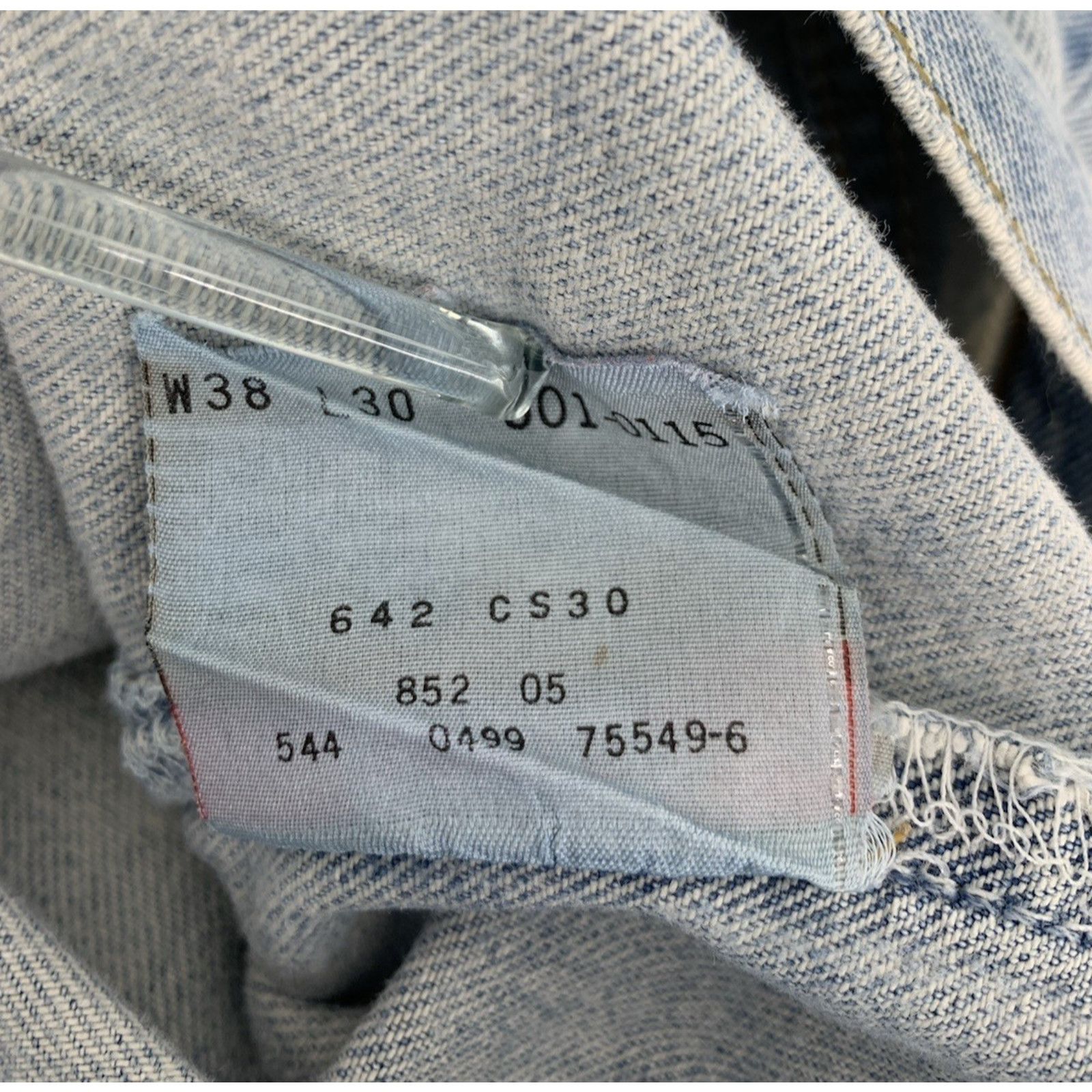 Levi's VTG Levi's 501 Button Fly 36x30" Jeans USA MADE Distressed Size US 36 / EU 52 - 9 Thumbnail