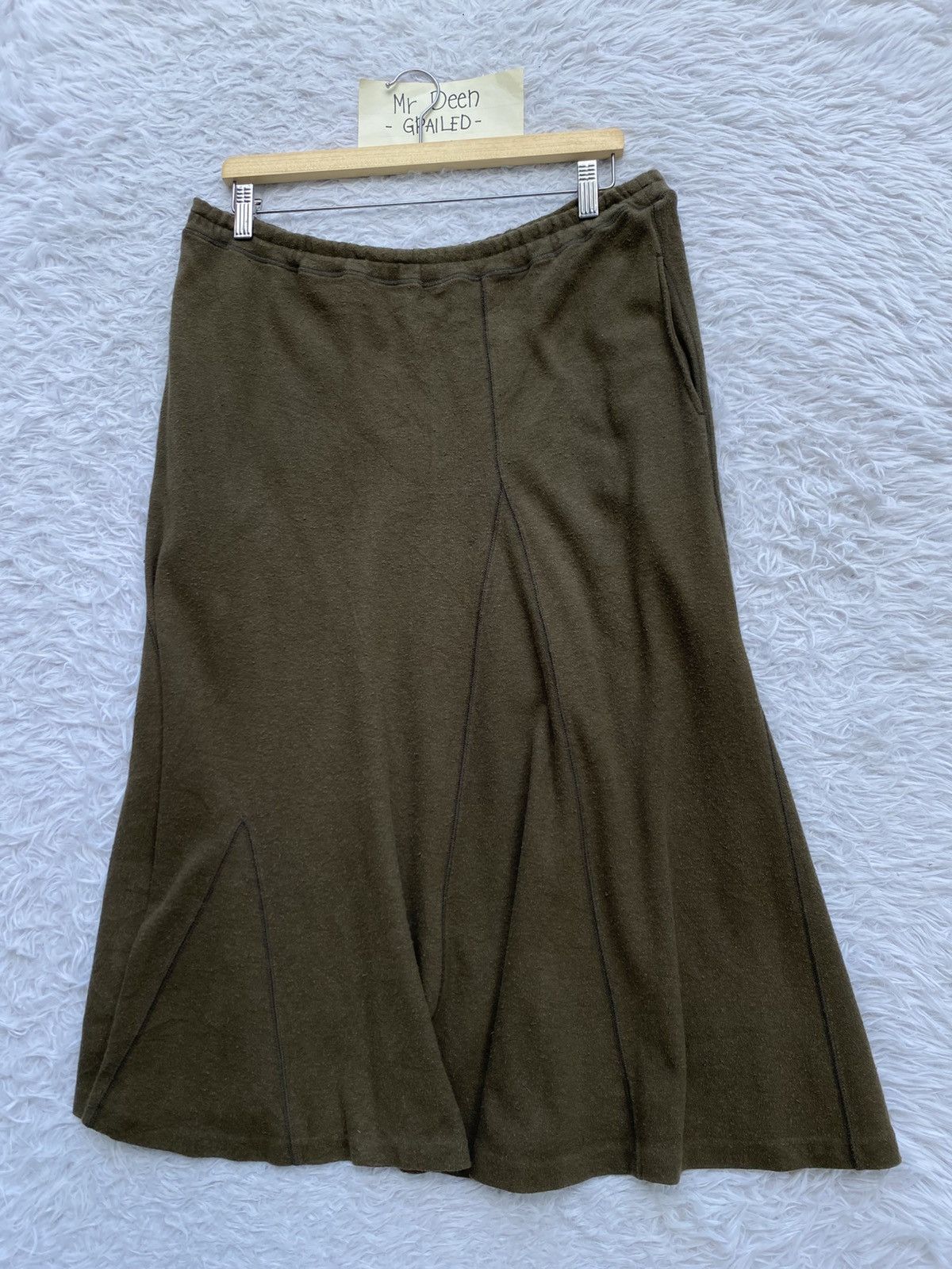 Issey Miyake Rare Vintage Issey Miyake Green Skirt Size 36" / US 14 / IT 50 - 3 Thumbnail