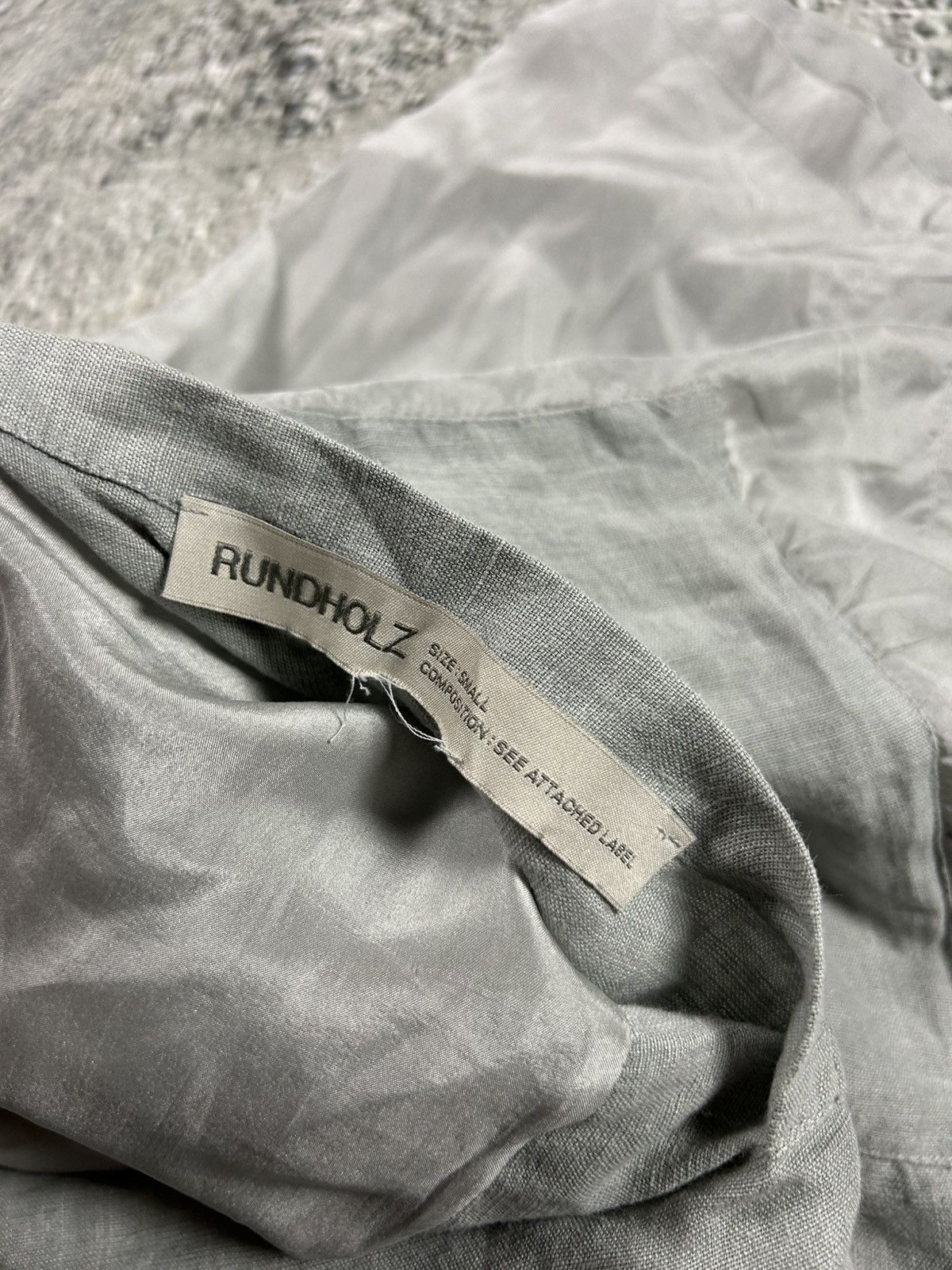 Rundholz Rundholz Shirt Button-up grey with pockets Size S / US 4 / IT 40 - 6 Thumbnail