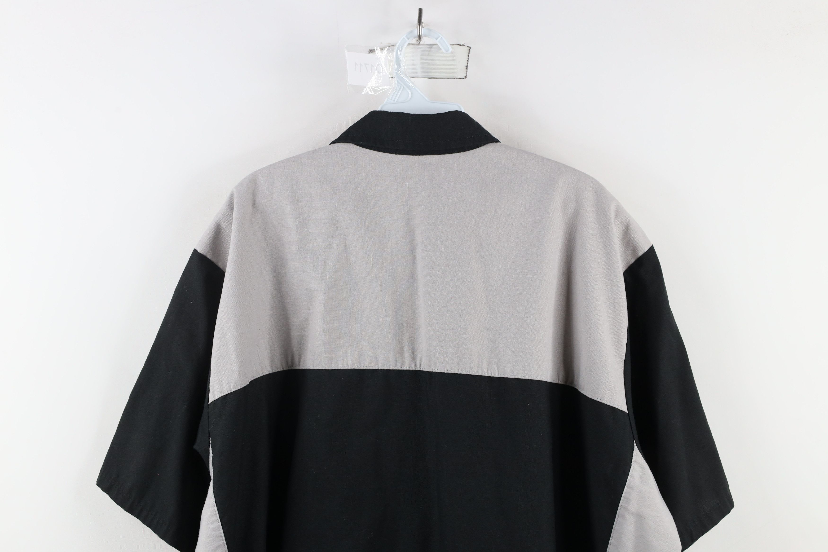 Vintage Vintage 90s Rockabilly Panel Mechanic Workwear Button Shirt Size US XXL / EU 58 / 5 - 9 Thumbnail