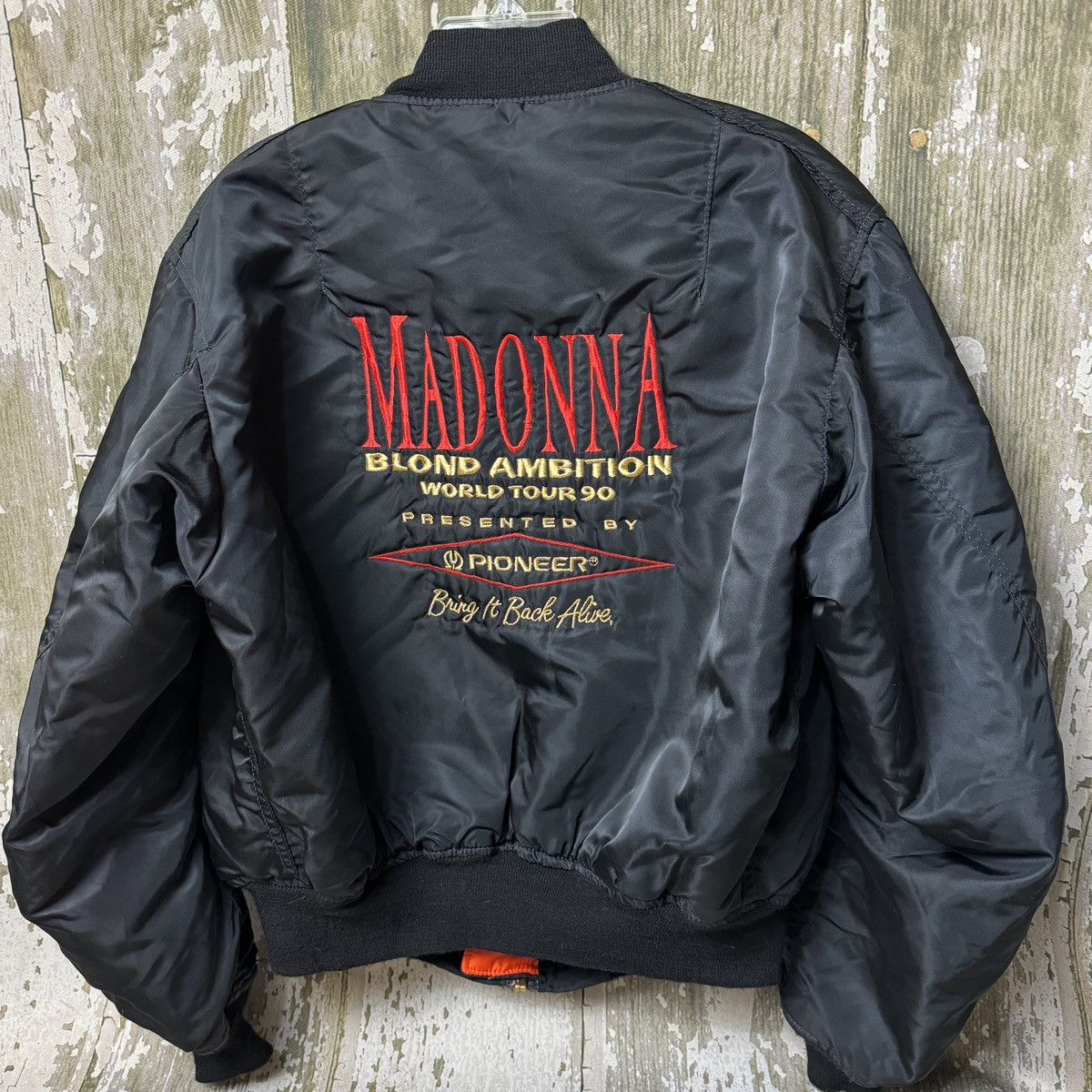 Alpha Industries Vintage Madonna Blonde Ambition Tour 1990 Jacket