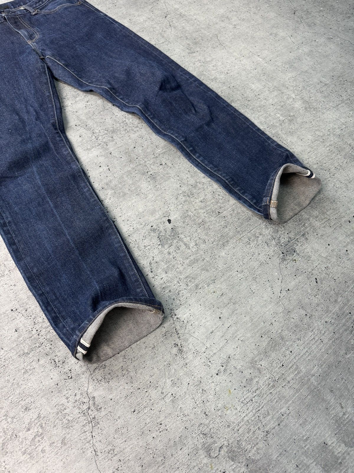 Japanese Brand Vintage Uniqlo Jeans Selvedge Regular Fit Size 31 Size US 31 - 4 Thumbnail