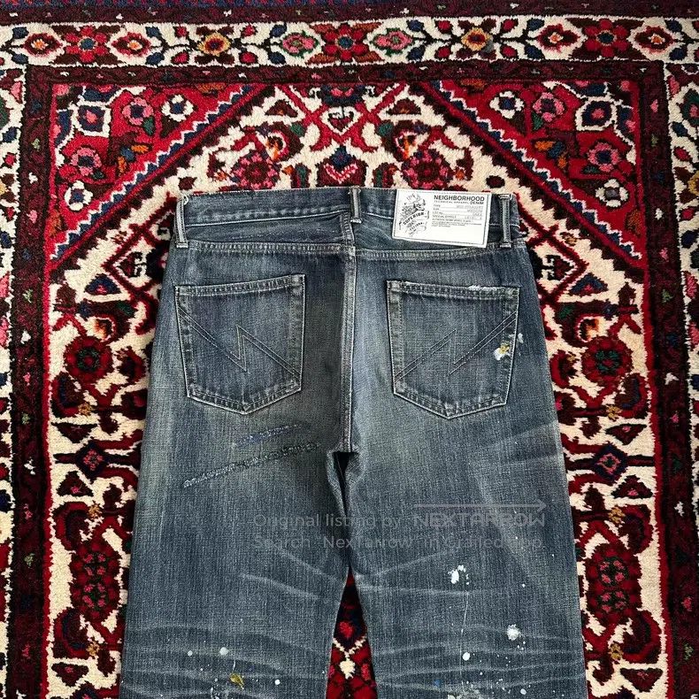 Neighborhood Neighborhood size M Ink Wash Denim Jeans Size US 27 - 4 Thumbnail