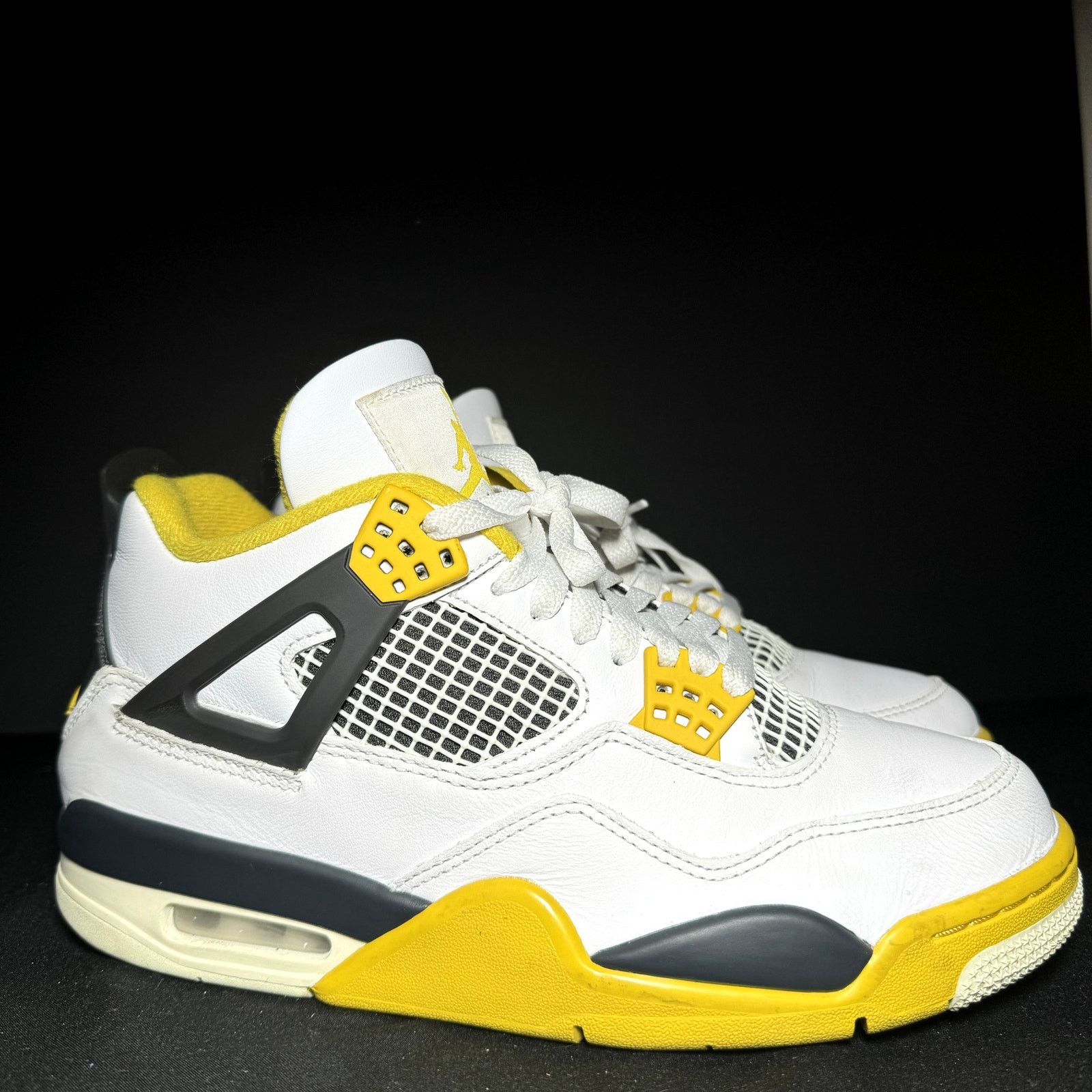 Jordan Brand × Nike Size 9.5 Wmns Air Jordan 4 Retro Vivid Sulfur Women's Shoes Size US 9.5 / IT 39.5 - 1 Thumbnail