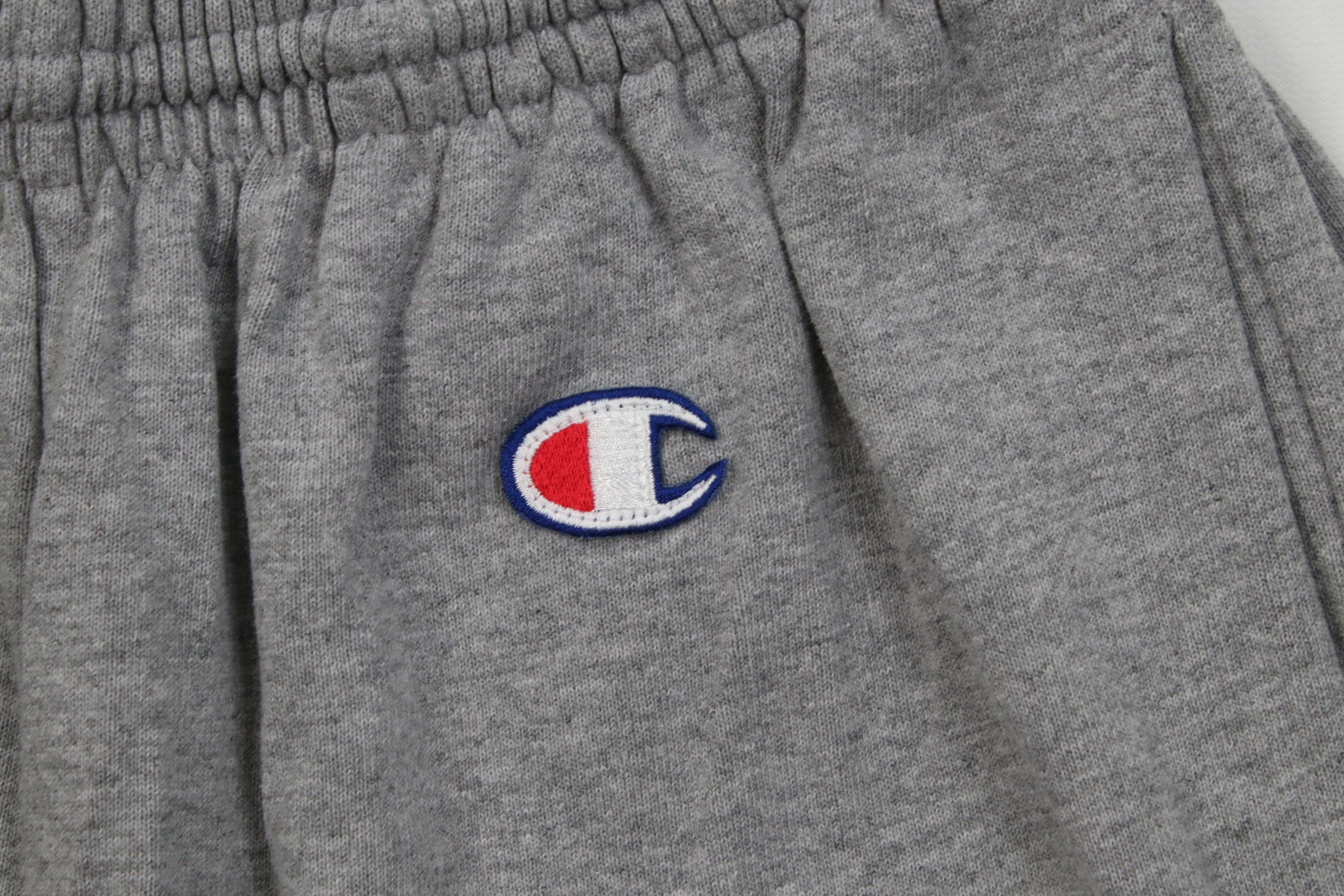 Champion Vintage 90s Champion Above Knee Shorts Heather Gray Size US 34 / EU 50 - 6 Thumbnail