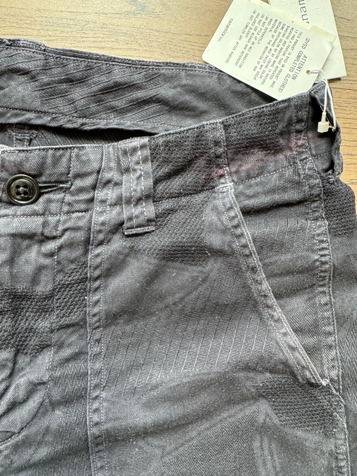 Nanamica Nanamica Japan Mens Navy Subtle Pattern Summer Cotton Shorts Size US 30 / EU 46 - 15 Thumbnail
