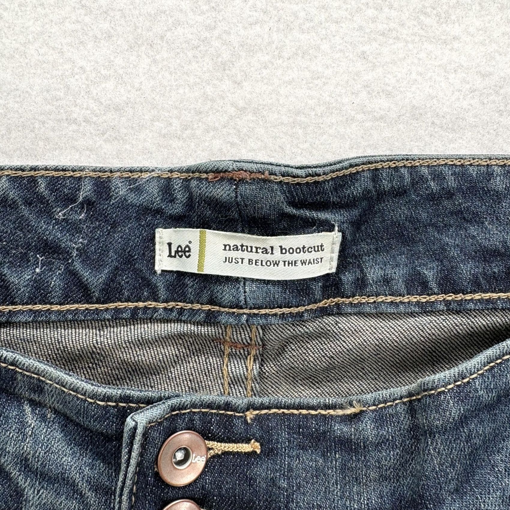 Lee Lee Bootcut Jeans Womens 20W Blue Medium Wash High Rise Stretch NWT Size 42" / US 20 - 5 Thumbnail