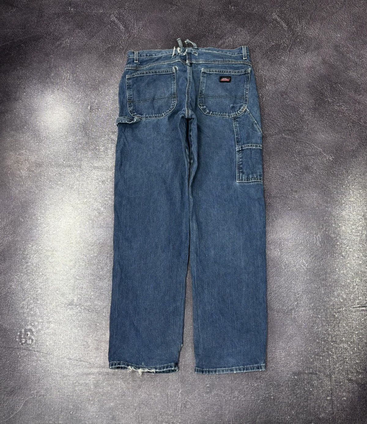Dickies Vintage Dickies Y2K Relaxed Fit Faded Blue Work Baggy Jeans Size US 34 / EU 50 - 1 Thumbnail