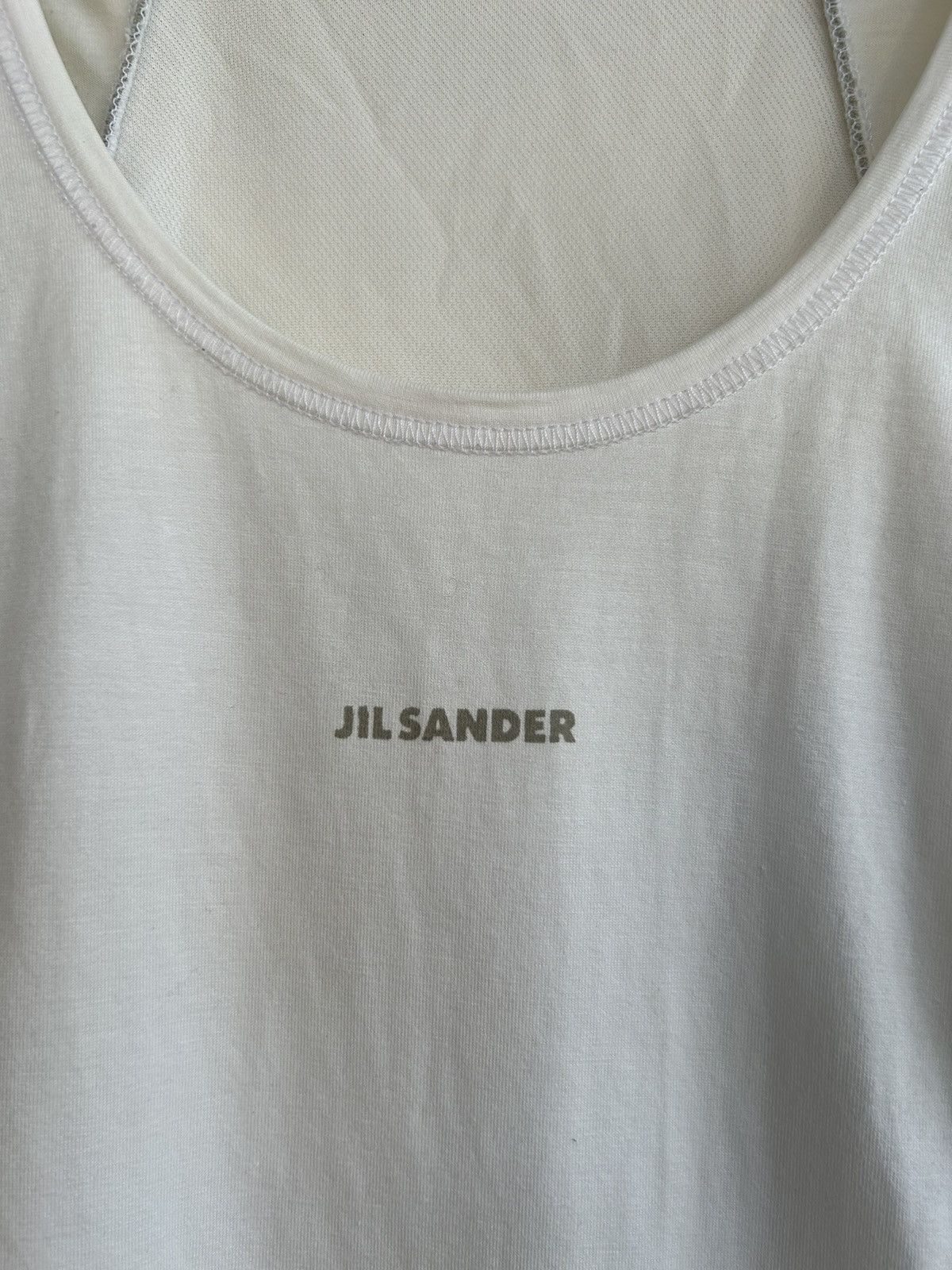 Jil Sander Jil Sander Sleeveless Strechable Jersey Size US L / EU 52-54 / 3 - 3 Thumbnail