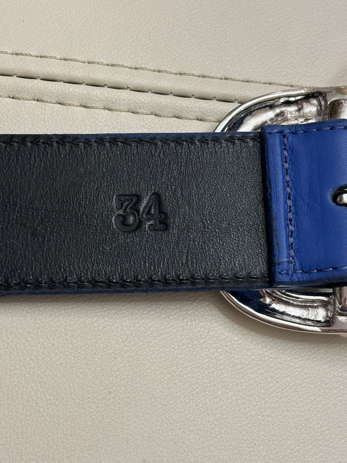Chrome Hearts Chrome hearts gunslinger blue belt Size 34 - 6 Thumbnail