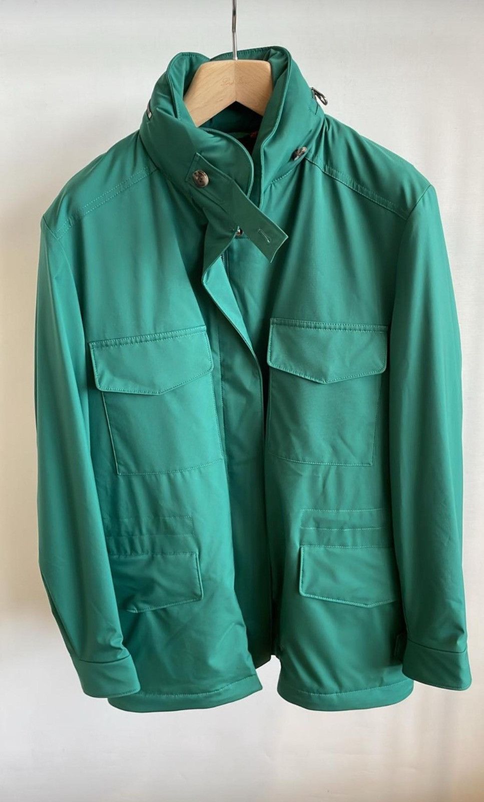 Loro Piana o1srvl11e0725 FAM9685 Iconic Casual Jacket in Green Size M / US 6-8 / IT 42-44 - 2 Thumbnail