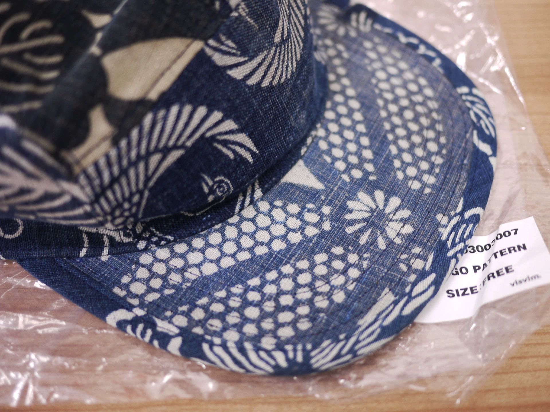 Visvim Visvim ICT Camp Cap Kofu Indigo Pattern F Size ONE SIZE - 4 Thumbnail