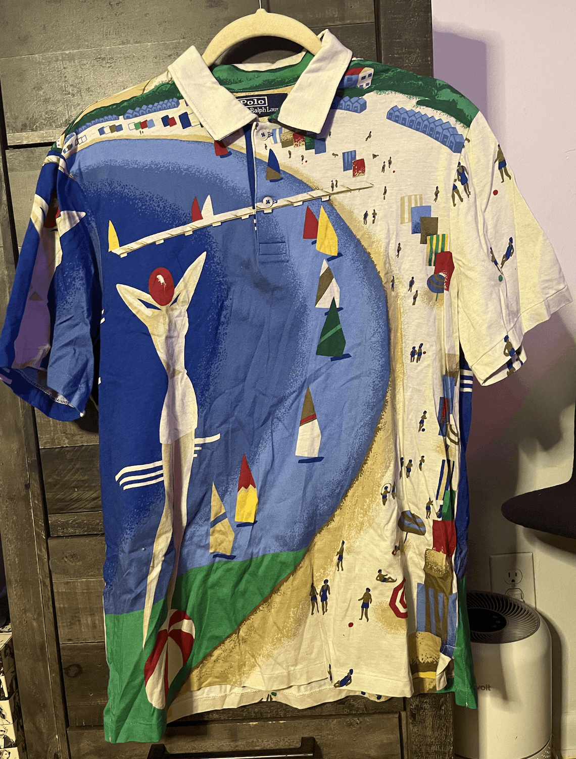 image of Polo Ralph Laurent Riviera Italy Limited Edition Cp-93 in Beige, Men's (Size Medium)