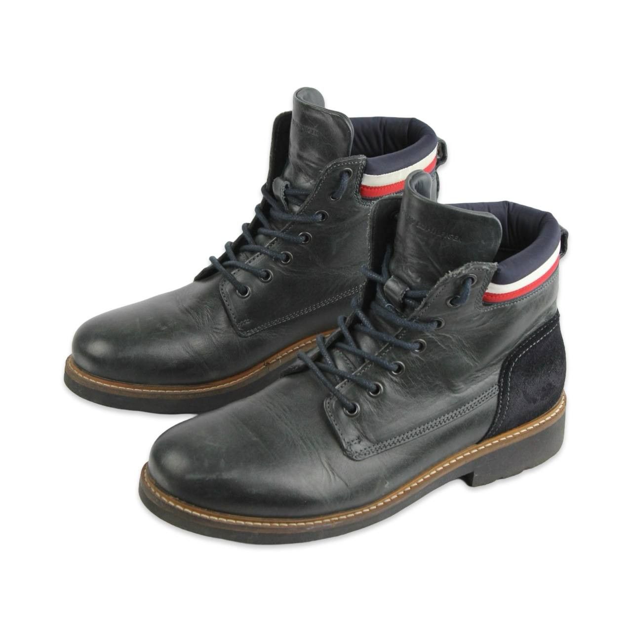 Tommy Hilfiger TOMMY HILFIGER Leather ankle boots Size US 9 / EU 42 - 6 Thumbnail