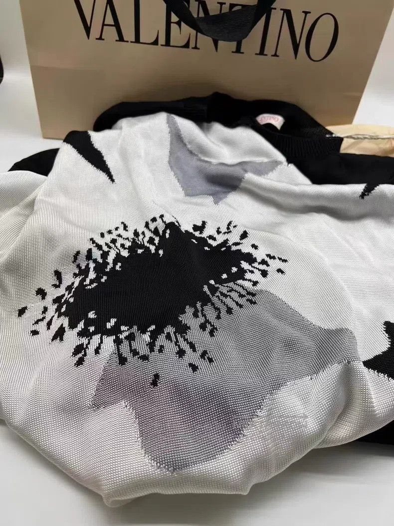 Valentino Valentino Floral print crewneck loose sweater Size M / US 6-8 / IT 42-44 - 9 Thumbnail