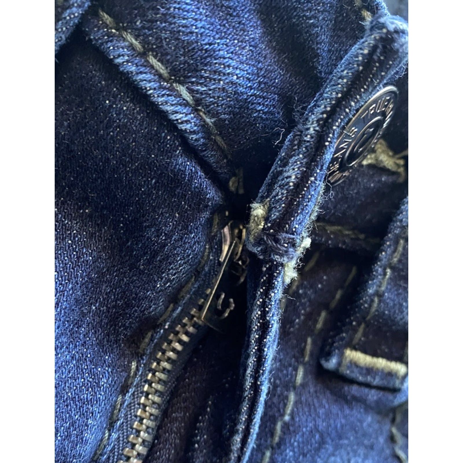 True Religion New True Religion Jennie Curvy Mid Rise Super Skinny Jeans Women’s Blue Size 24 Size 42" / US 20 - 5 Thumbnail