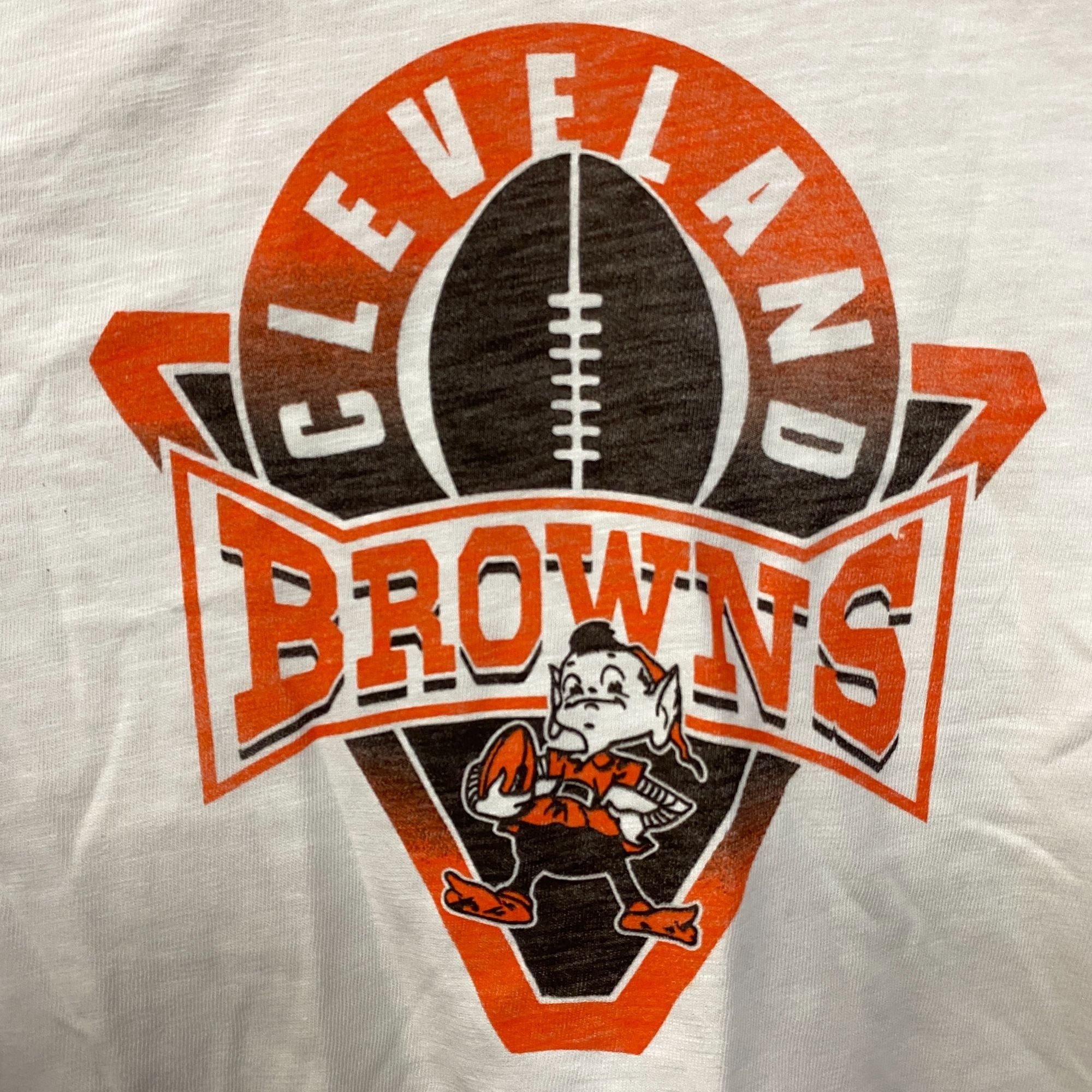 Junk Food Junk Food Clothing Women's NFL Cleveland Browns Mock Neck Cr Size XL / US 12-14 / IT 48-50 - 2 Thumbnail