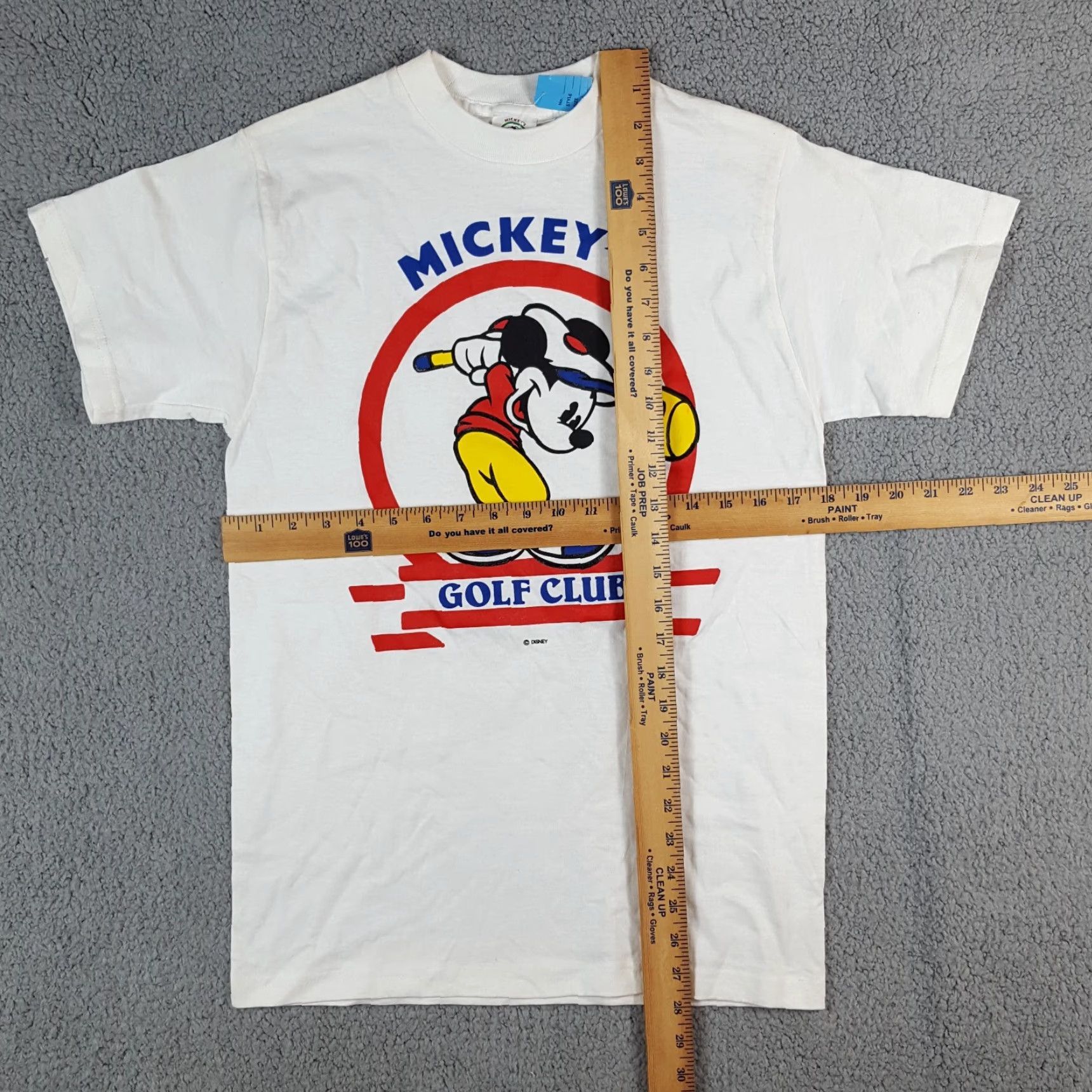 Etro Vintage Mickey Mouse Golf T-Shirt Men Small White Retro 90s Cartoon PGA Preppy Y2K USA Size US S / EU 44-46 / 1 - 8 Thumbnail
