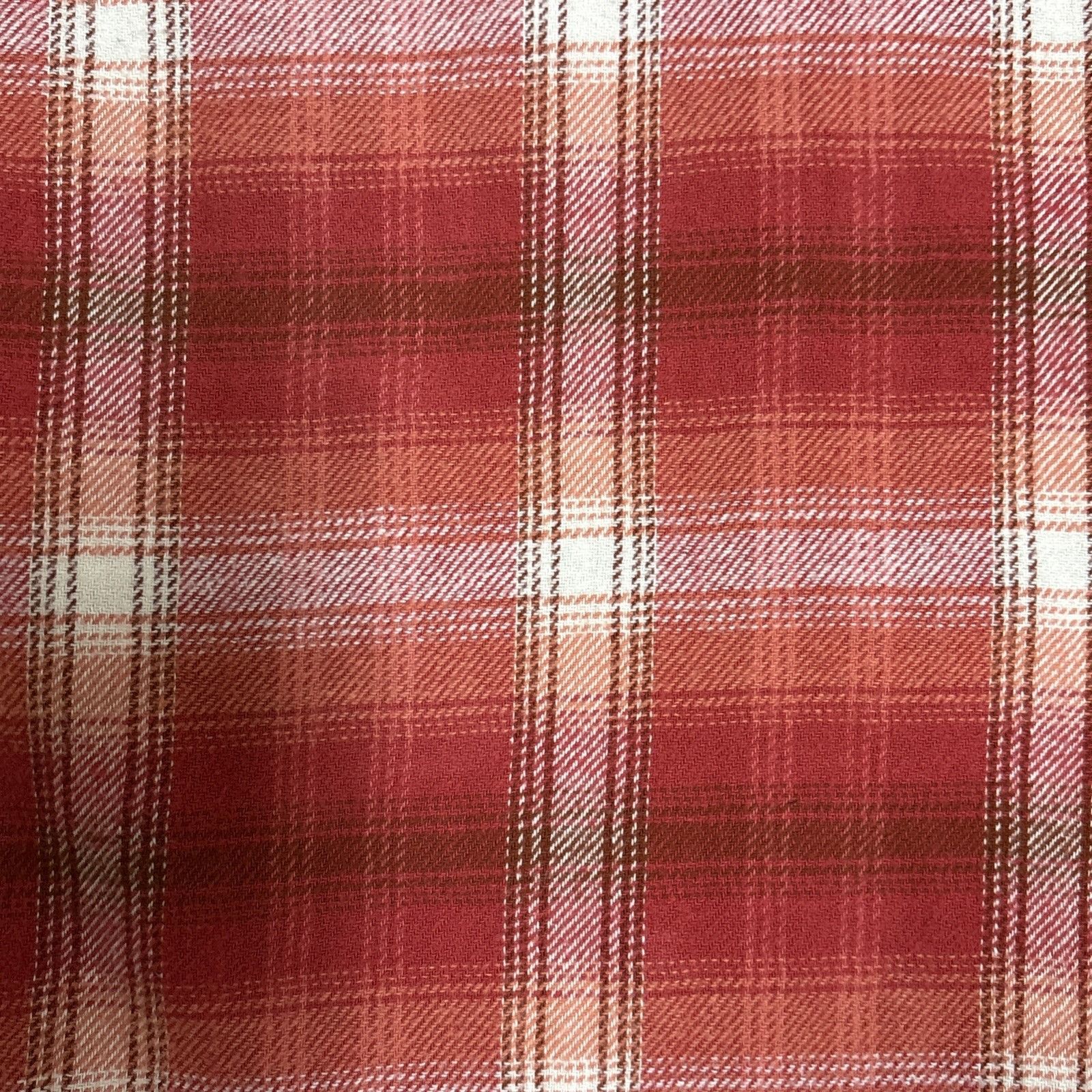 Frye Frye Shadow Plaid Shirt Mens Size 3XL Rust Red Flannel Long Size US XXL / EU 58 / 5 - 9 Thumbnail