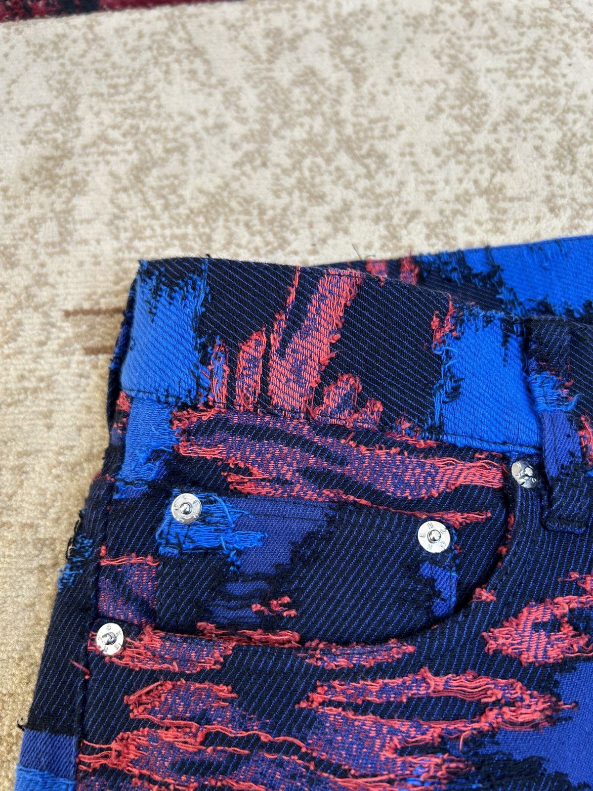 H&M × Kenzo Kenzo H&M Patchwork Jungle Denim Jeans Size US 32 / EU 48 - 8 Thumbnail