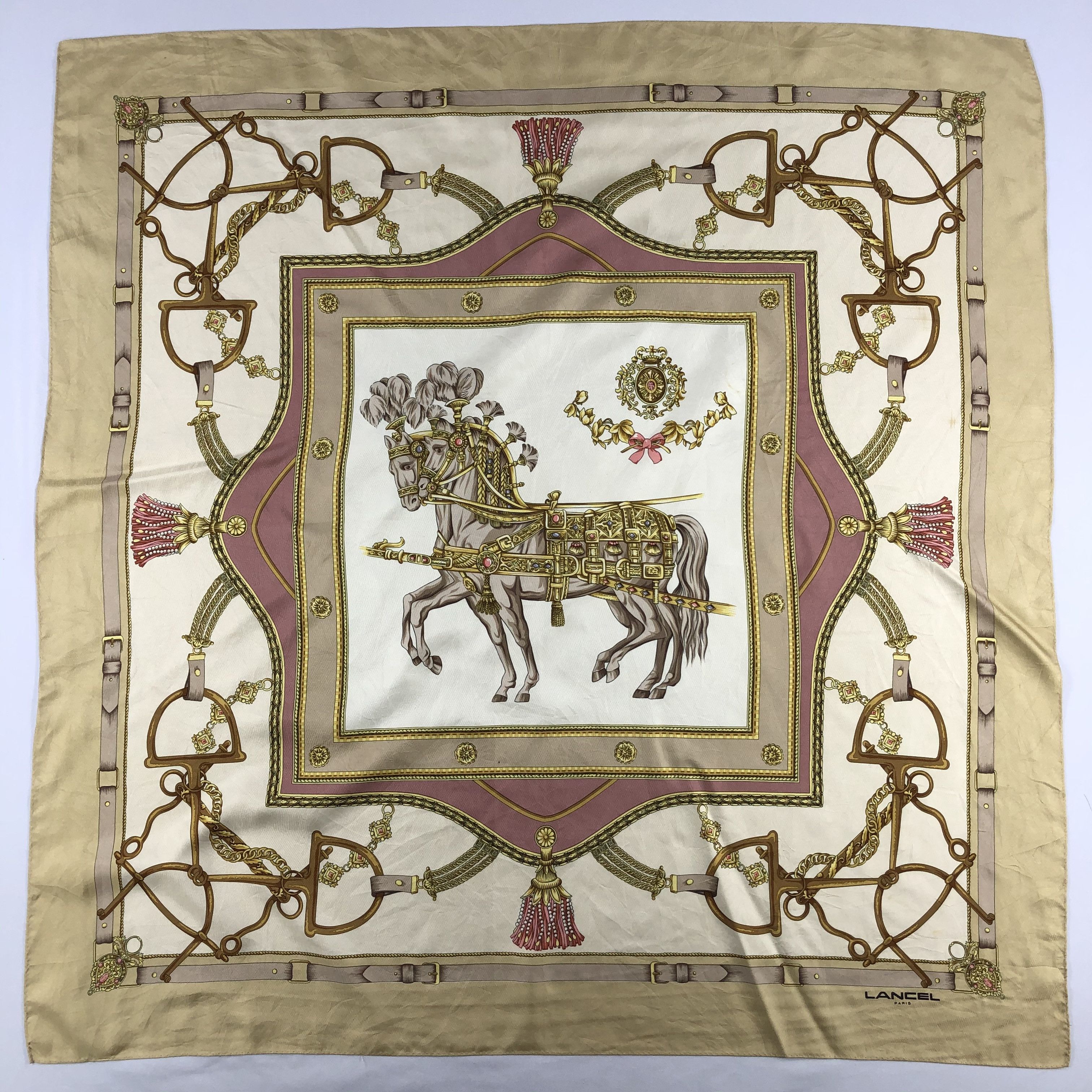 Lancel Vintage Lancel Silk Scarf Size ONE SIZE - 2 Thumbnail