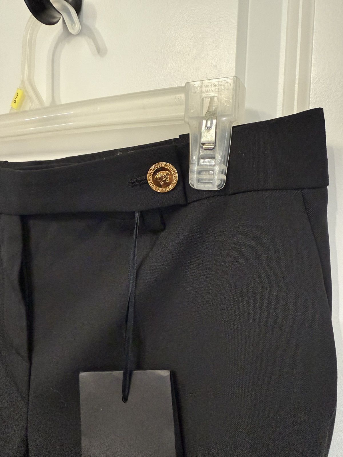 Versace Versace BLACK DRESSPANTS Size 30" / US 8 / IT 44 - 1 Thumbnail