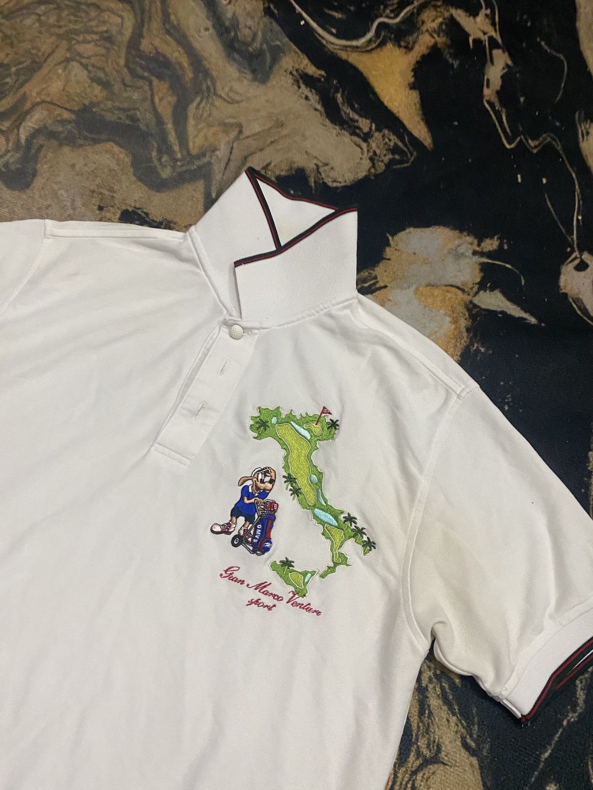 GianMarco Venturi 🔥BINDING NOW🔥 Gian Marco Venturi Collar Tee Size US M / EU 48-50 / 2 - 2 Thumbnail