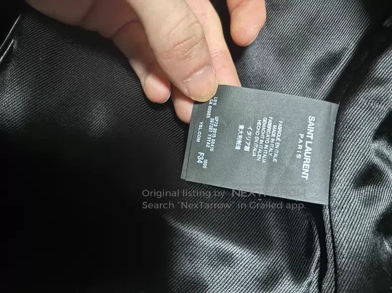 Saint Laurent Paris Saint Laurent Paris Leather jacket Size XXS / US 00 / IT 34 - 4 Thumbnail