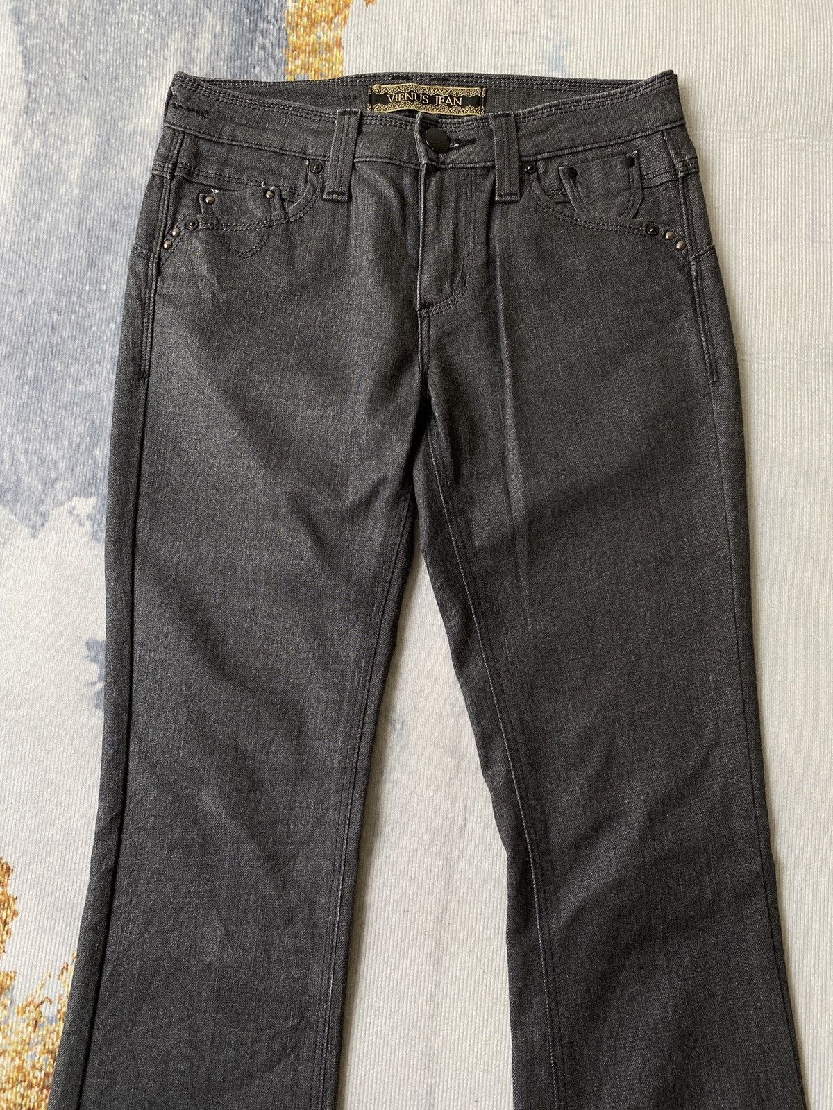 Edwin × If Six Was Nine × Japanese Brand Vienus Jeans Something By Edwin Low Rise Flare Jeans Size 26" / US 2 / IT 38 - 4 Thumbnail