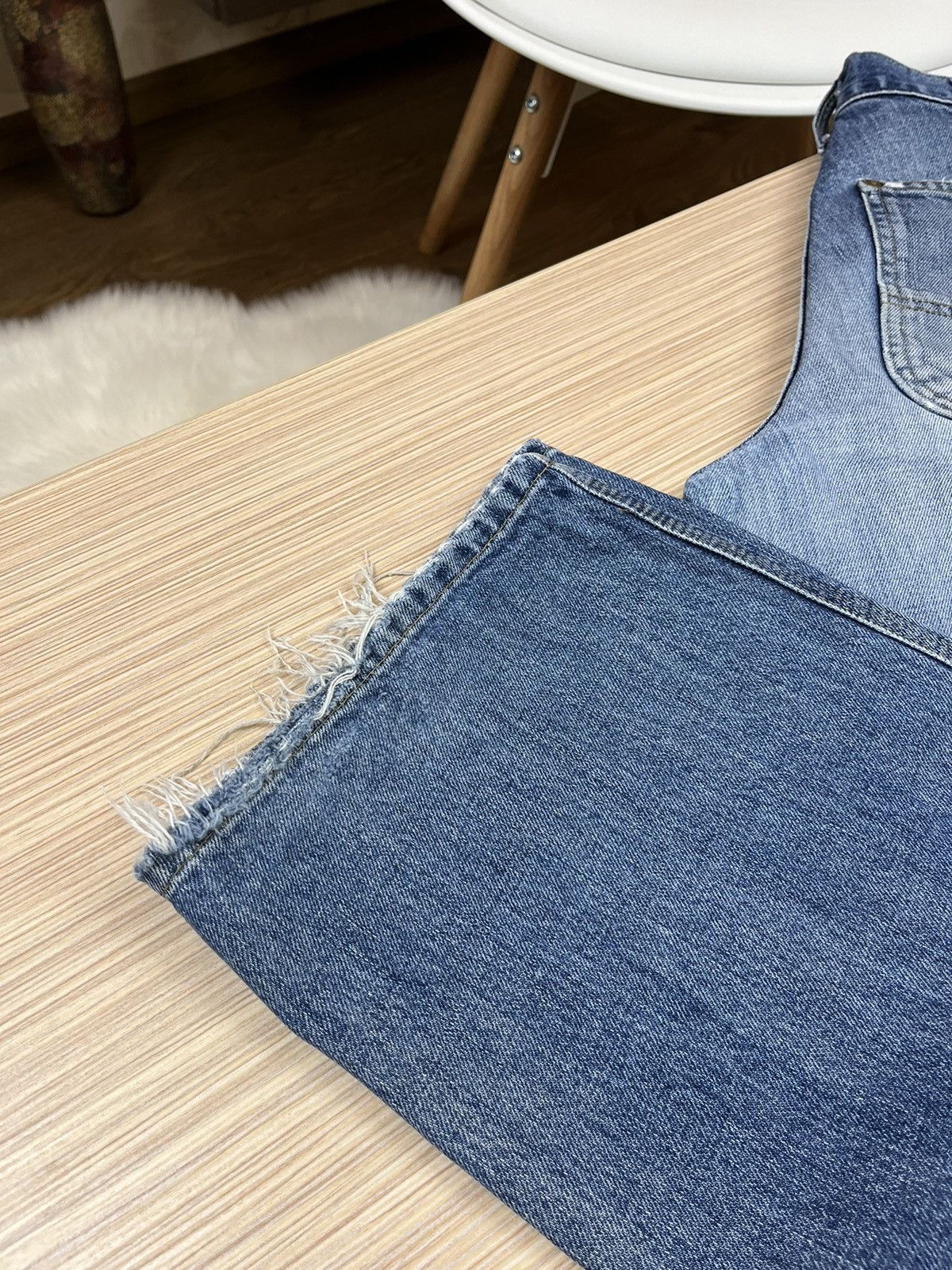 Carhartt × Vintage Crazy Vintage Carhartt Denim Dungaree Carpentar Work Pants Size US 32 / EU 48 - 5 Thumbnail