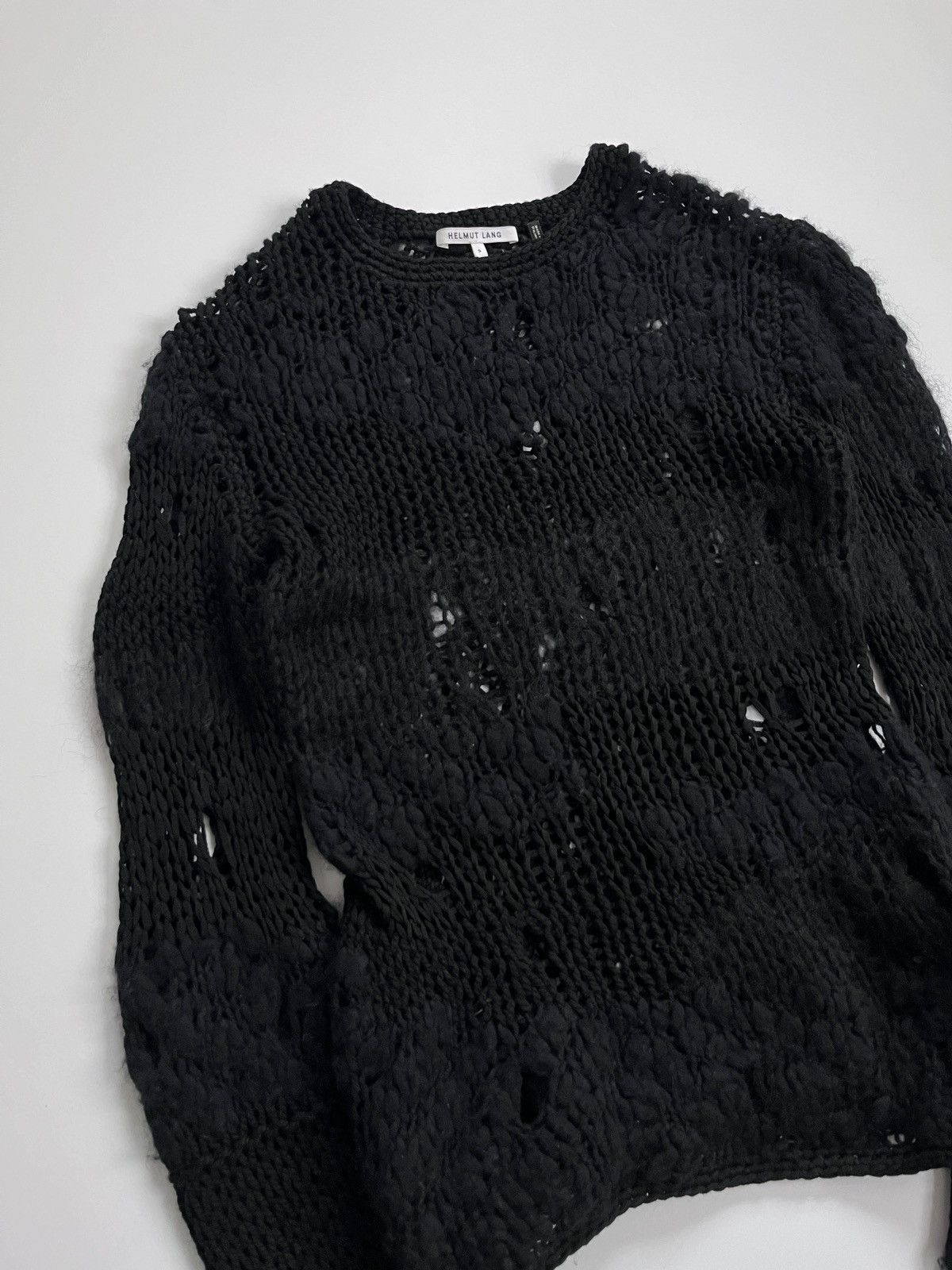 Helmut Lang Helmut Lang distress grunge knit Size US M / EU 48-50 / 2 - 4 Thumbnail