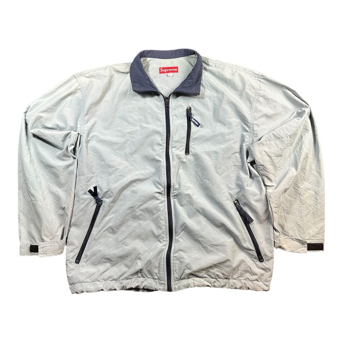 Supreme Vintage Supreme Light Blue Technical Jacket Size US XL / EU 56 / 4 - 3 Thumbnail