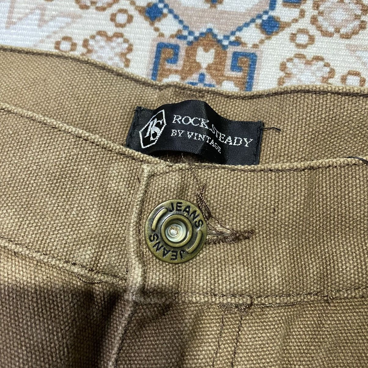 Japanese Brand × Vintage VINTAGE ROCKSTEADY CARPENTER CANVAS PANTS Size US 30 / EU 46 - 5 Thumbnail