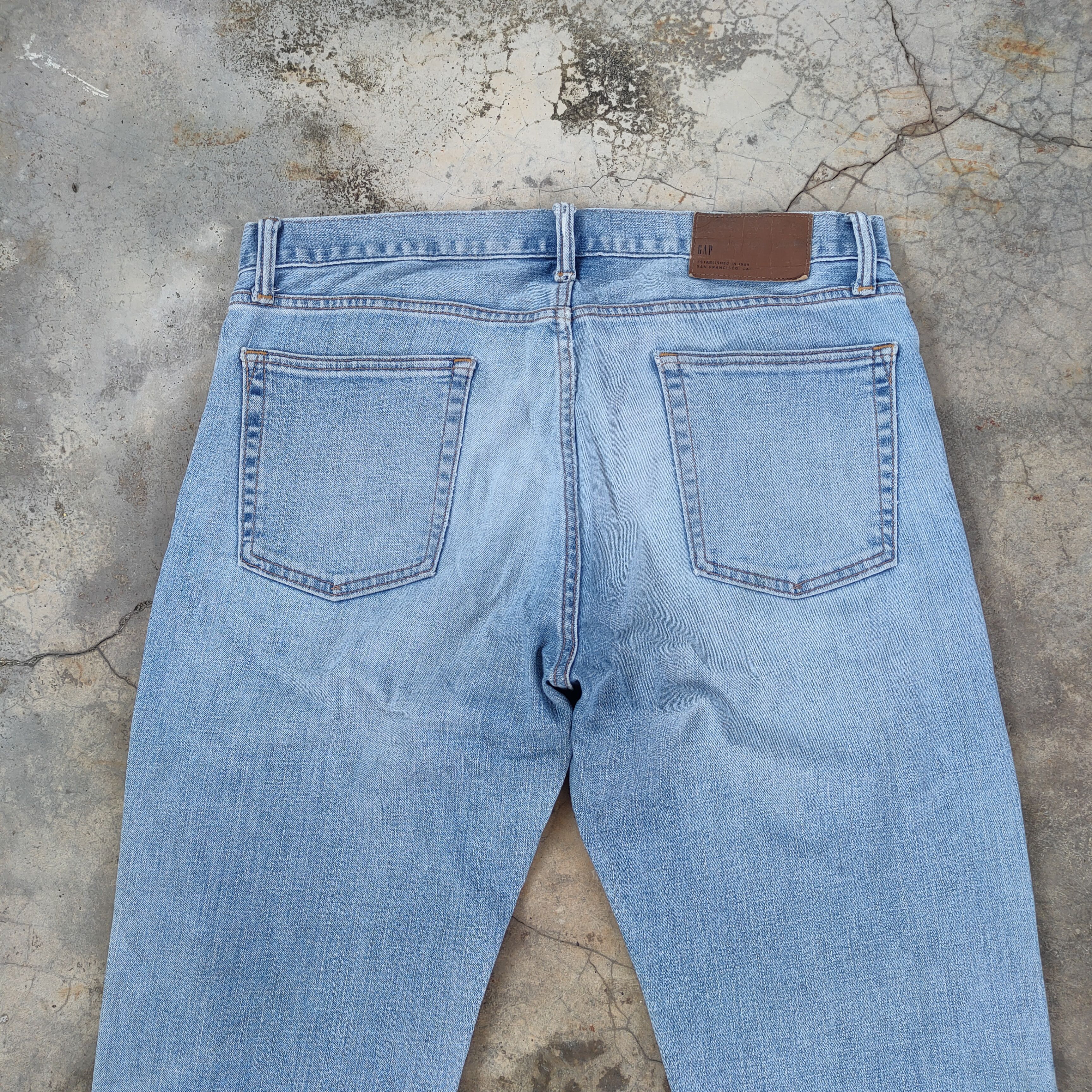 Gap VINTAGE GAP STRAIGHT FADED DISTRESSED JEANS PANTS Size US 36 / EU 52 - 9 Thumbnail